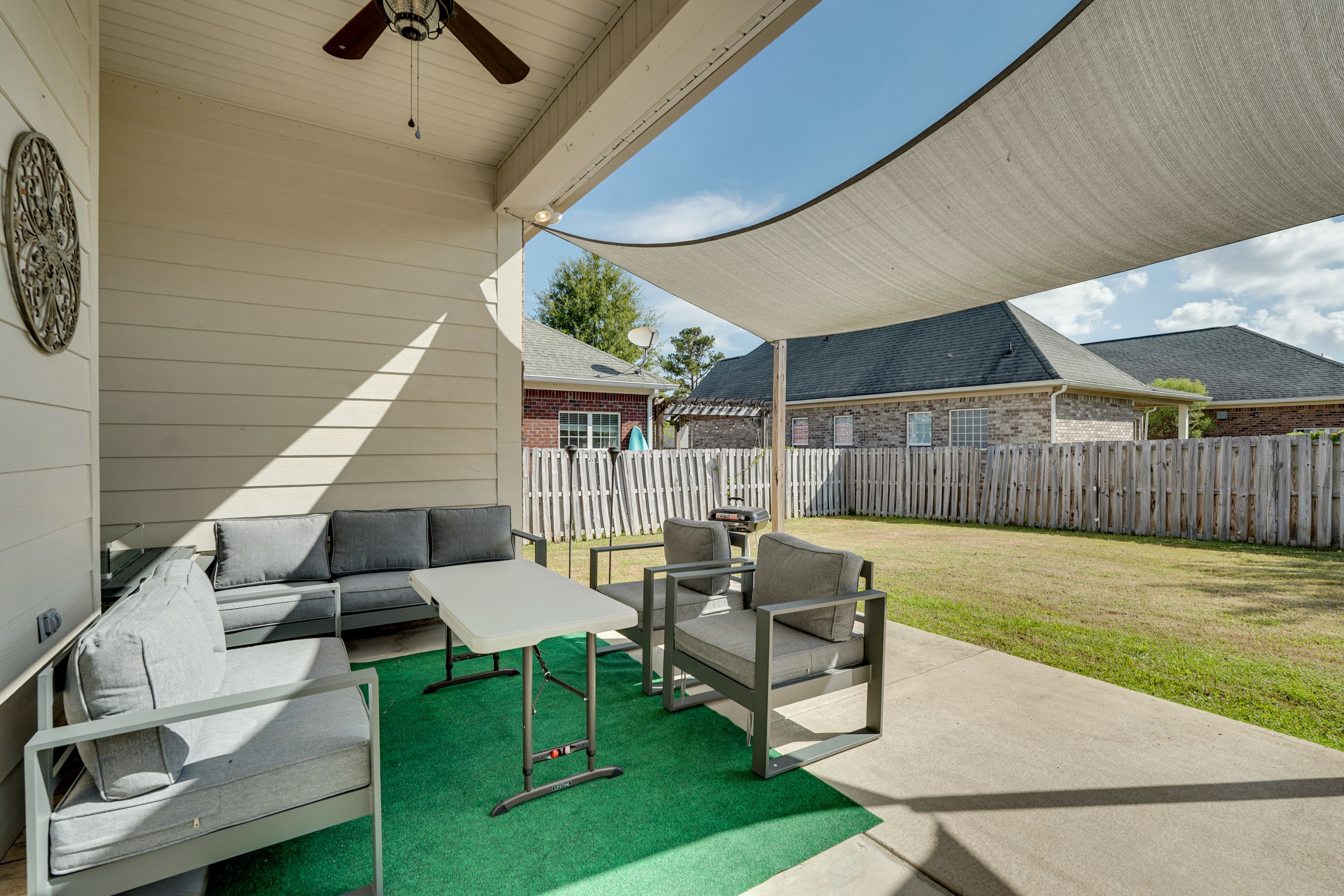 Evans Vacation Rental | 4BR | 3BA | 1 Step Required | 1,820 Sq Ft