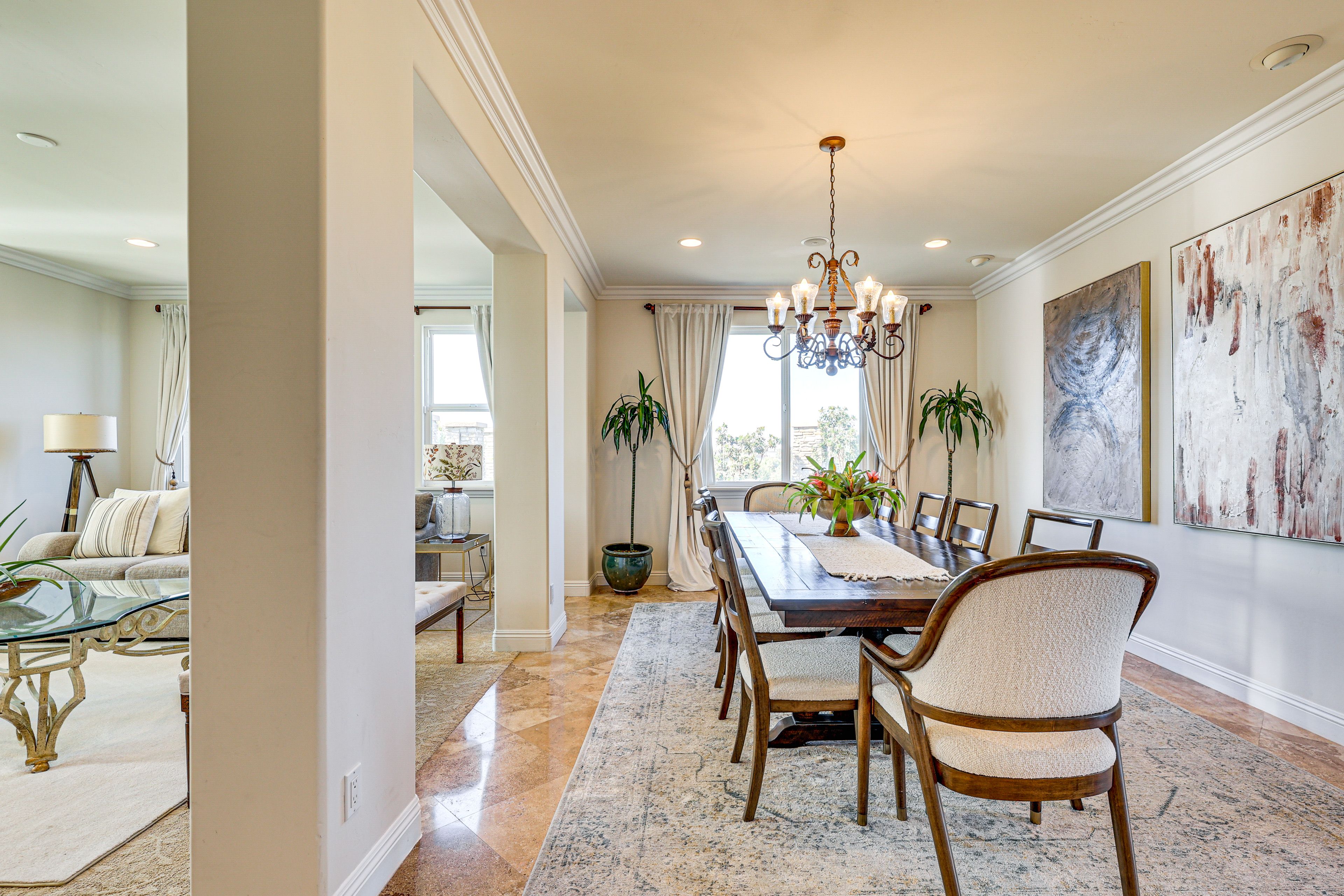 Dining Area | Dishware & Flatware | 1st Floor