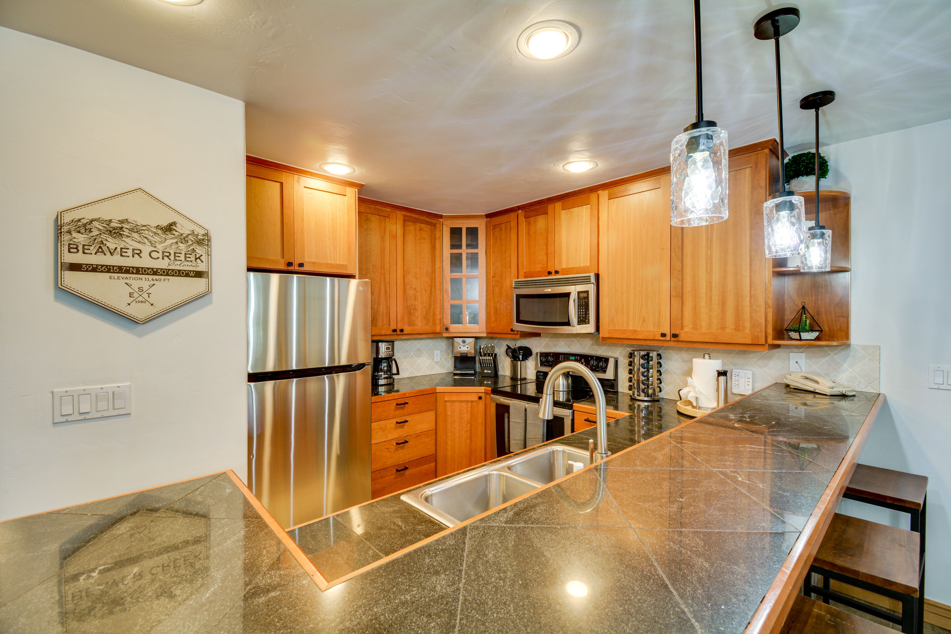 Kitchen | Cooking Basics } Breakfast Bar | Drip Coffee Maker