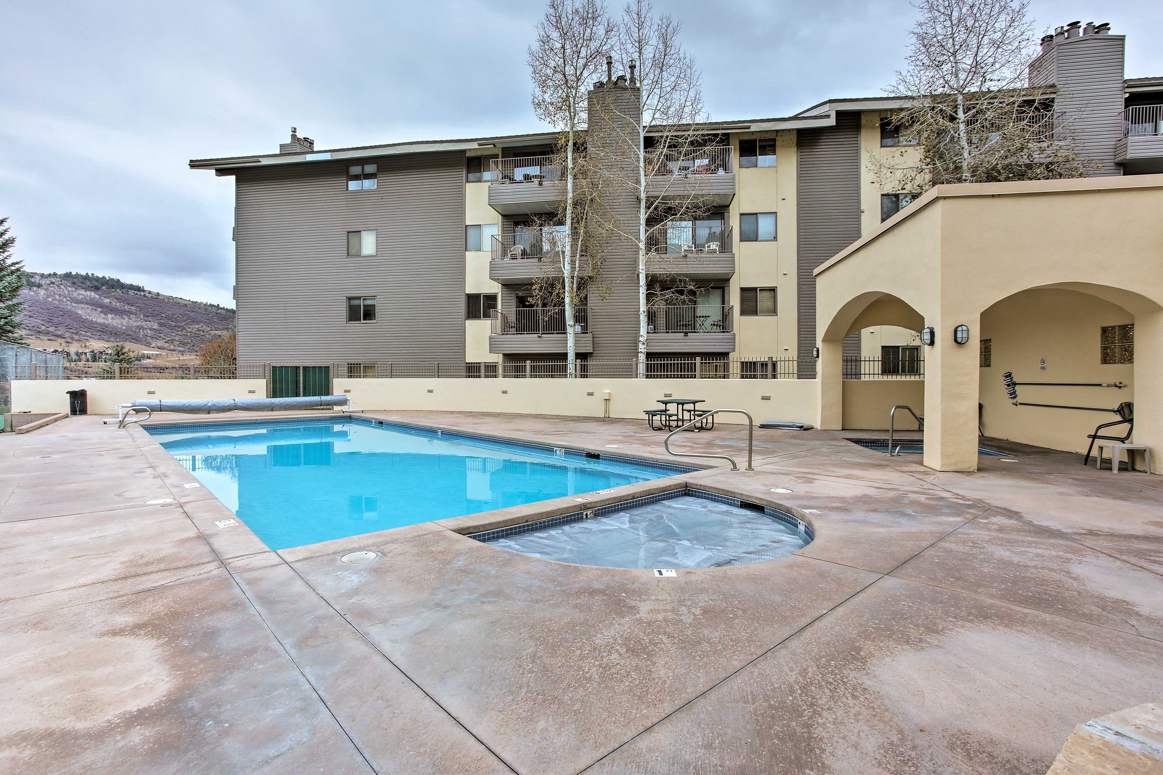 Community Amenities | Heated Pool | Hot Tubs