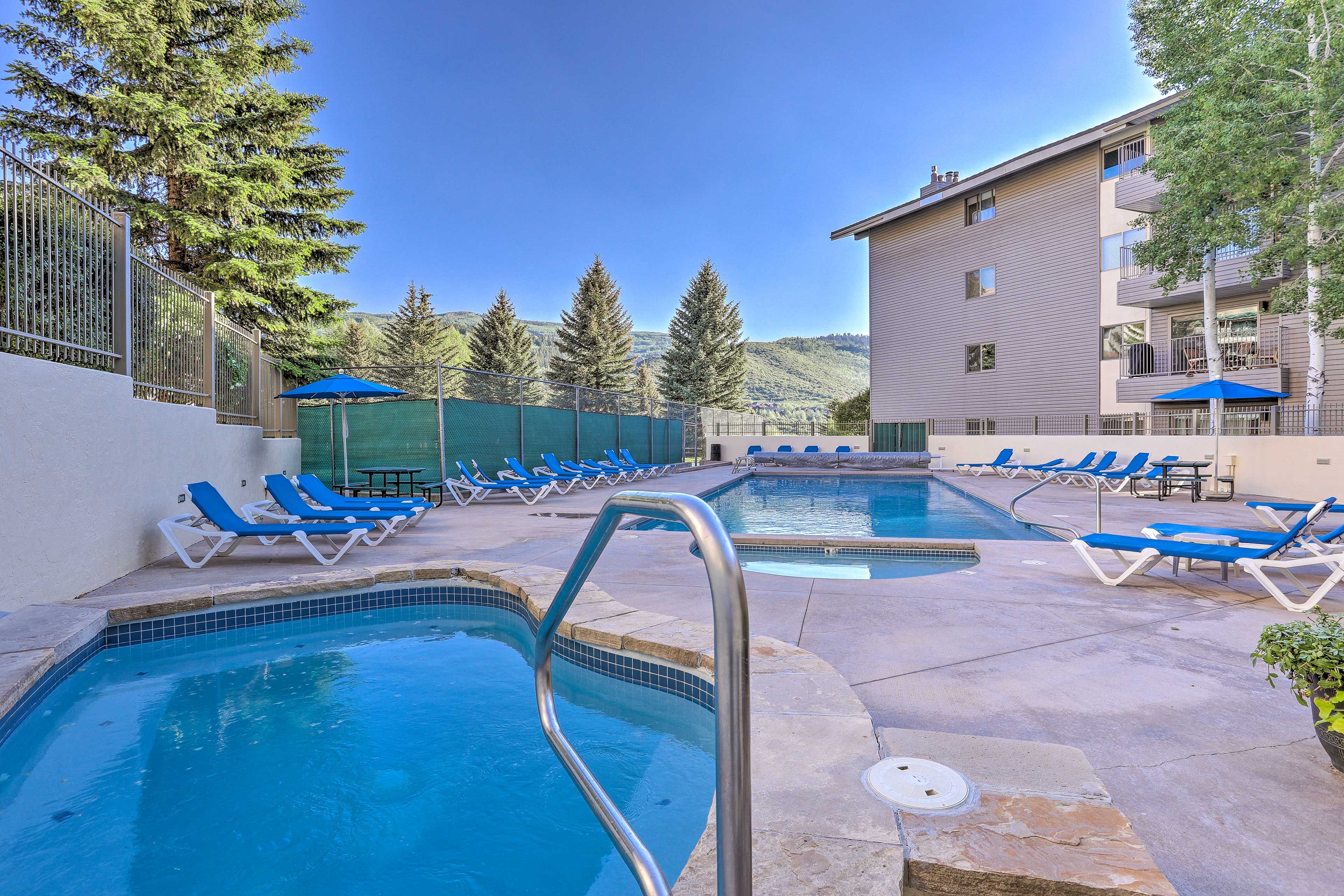 Beaver Creek West Community Amenities | Heated Outdoor Pool | 2 Hot Tubs