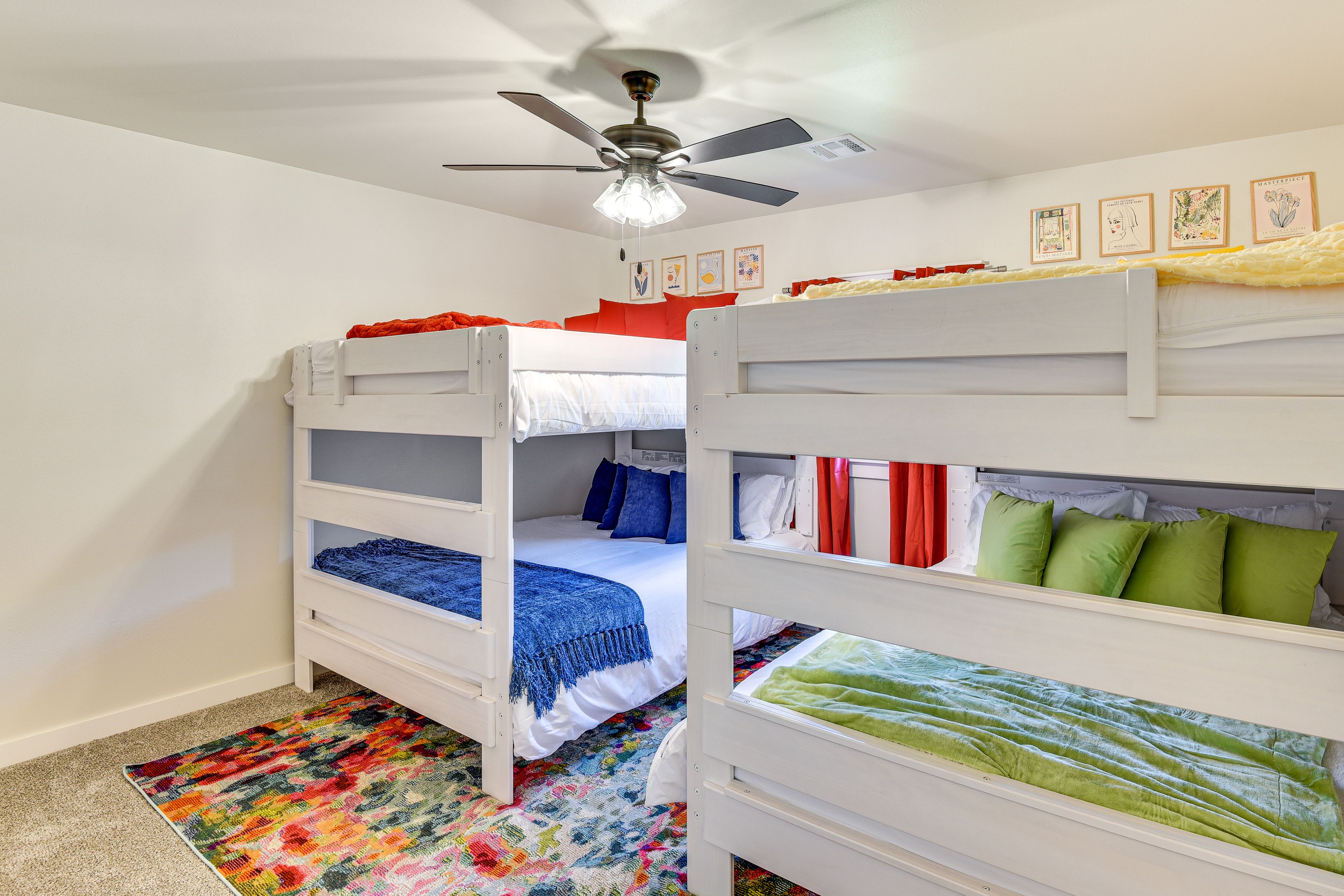 Bedroom 4 | 2 Queen Bunk Beds