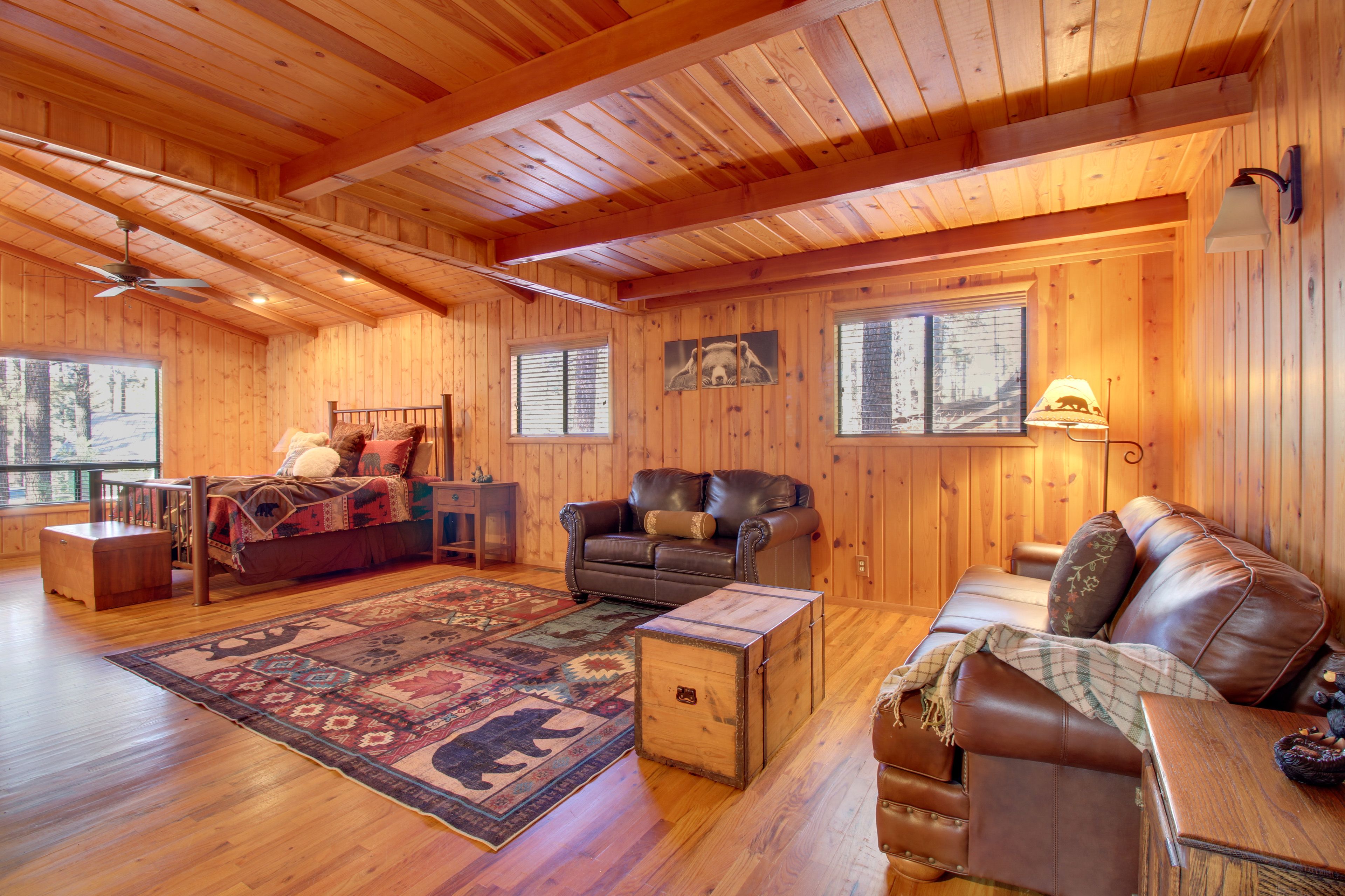 Bedroom 1 | King Bed | Full Sleeper Sofa | 2nd Floor | Linens Provided