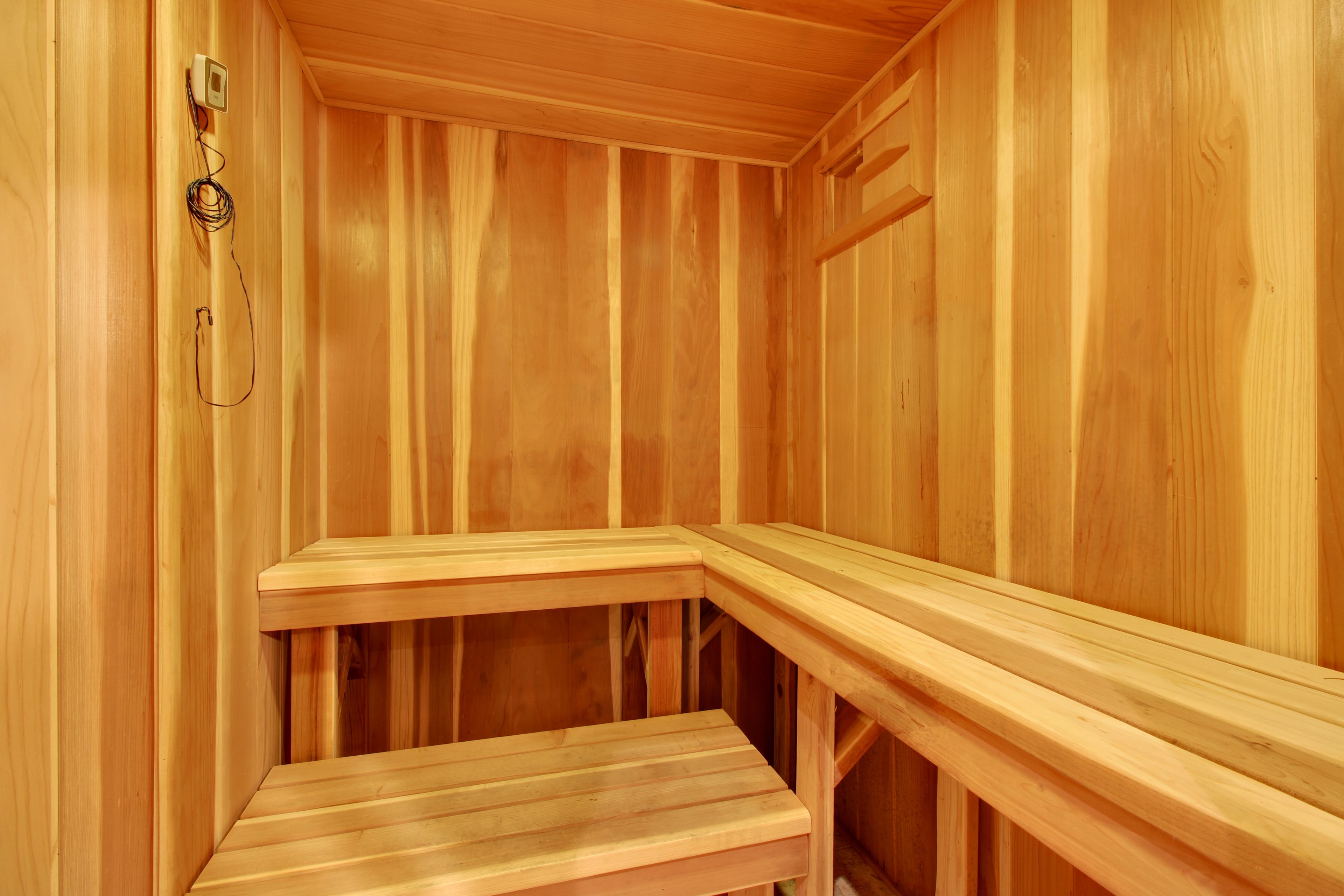 Sauna | 2nd Floor | Access via Bedroom 1