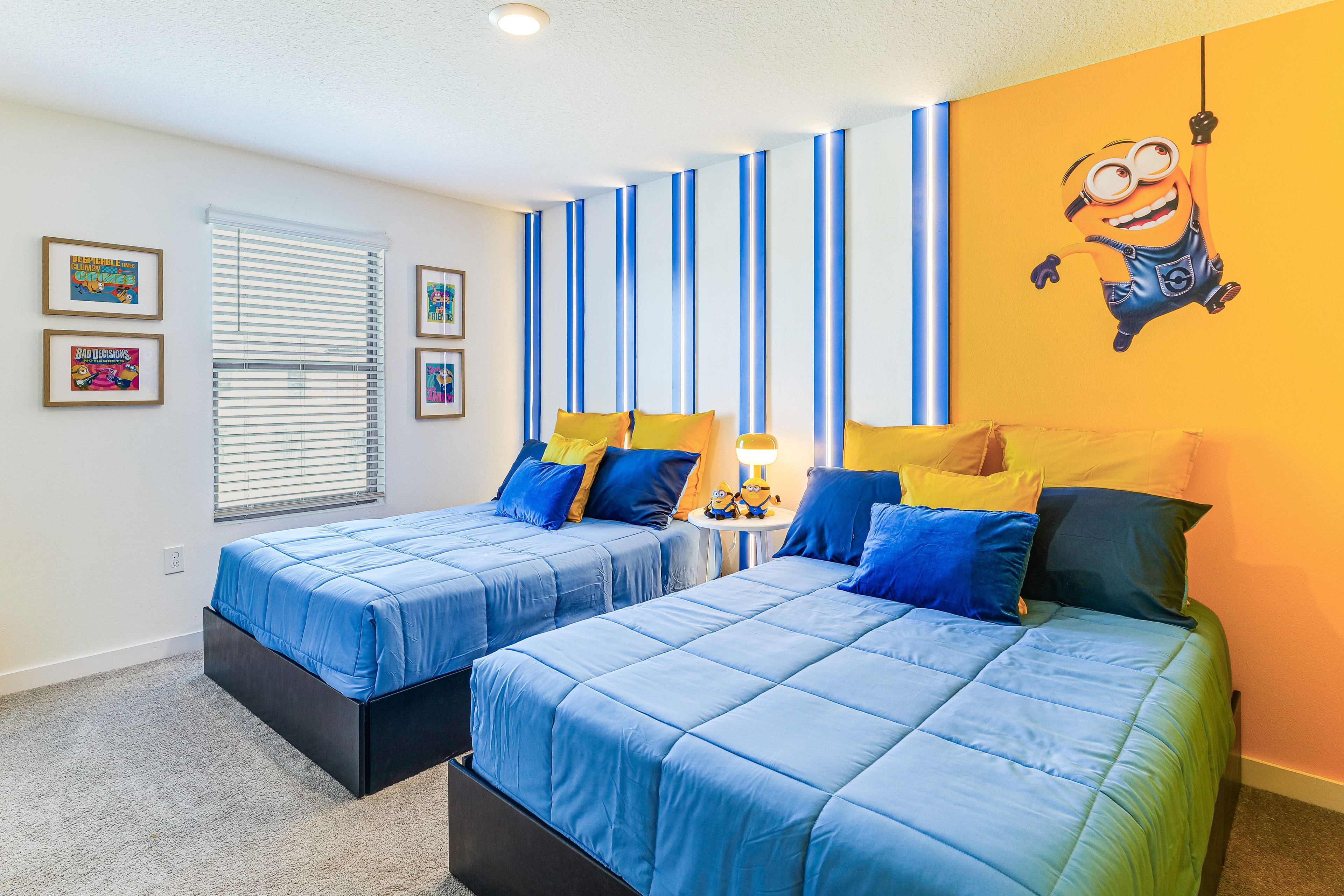 Bedroom 3 | 2nd Floor | 2 Full Beds | En-Suite Bathroom