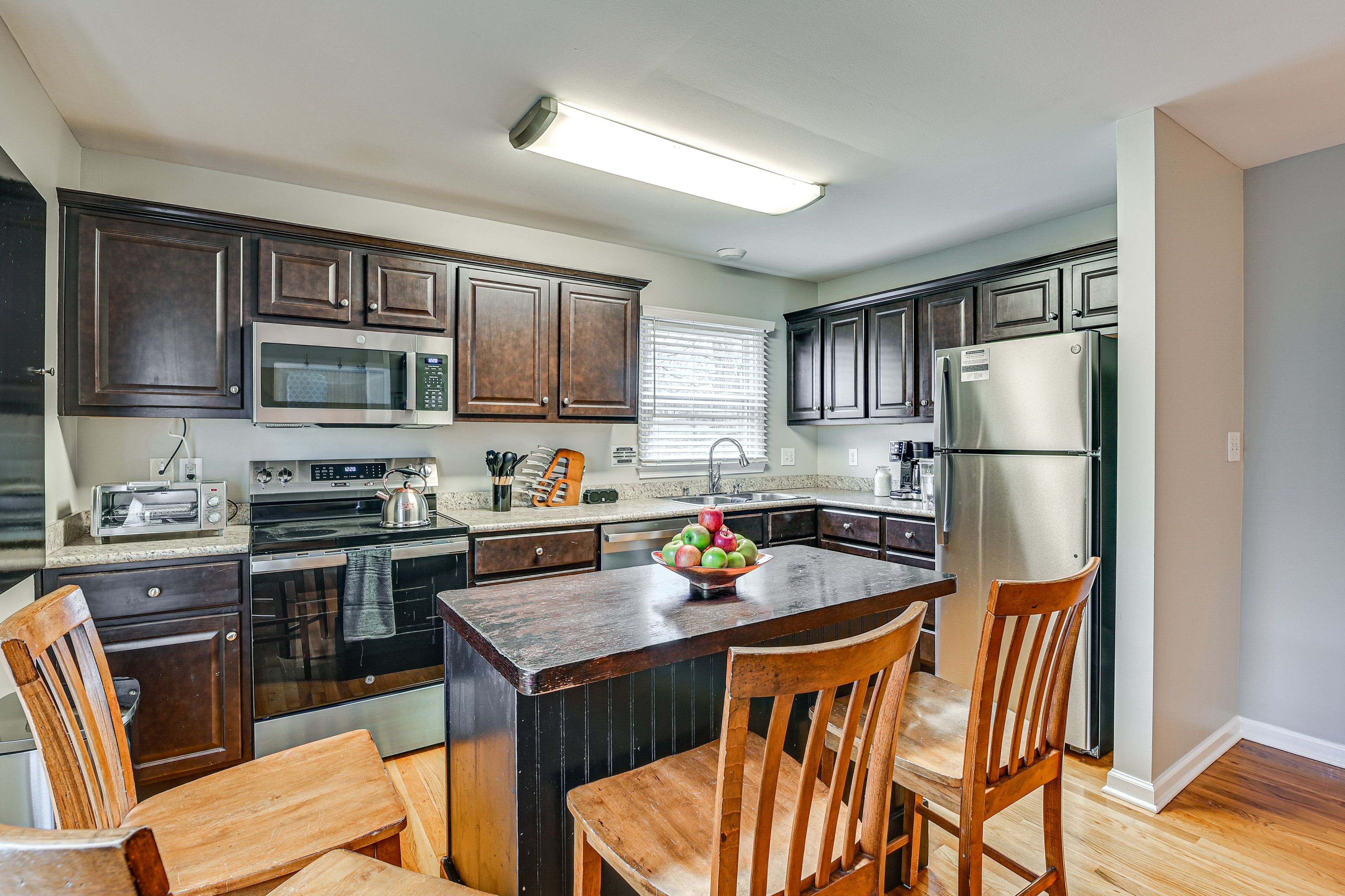 Kitchen | Single-Story Home | Central Heating & A/C