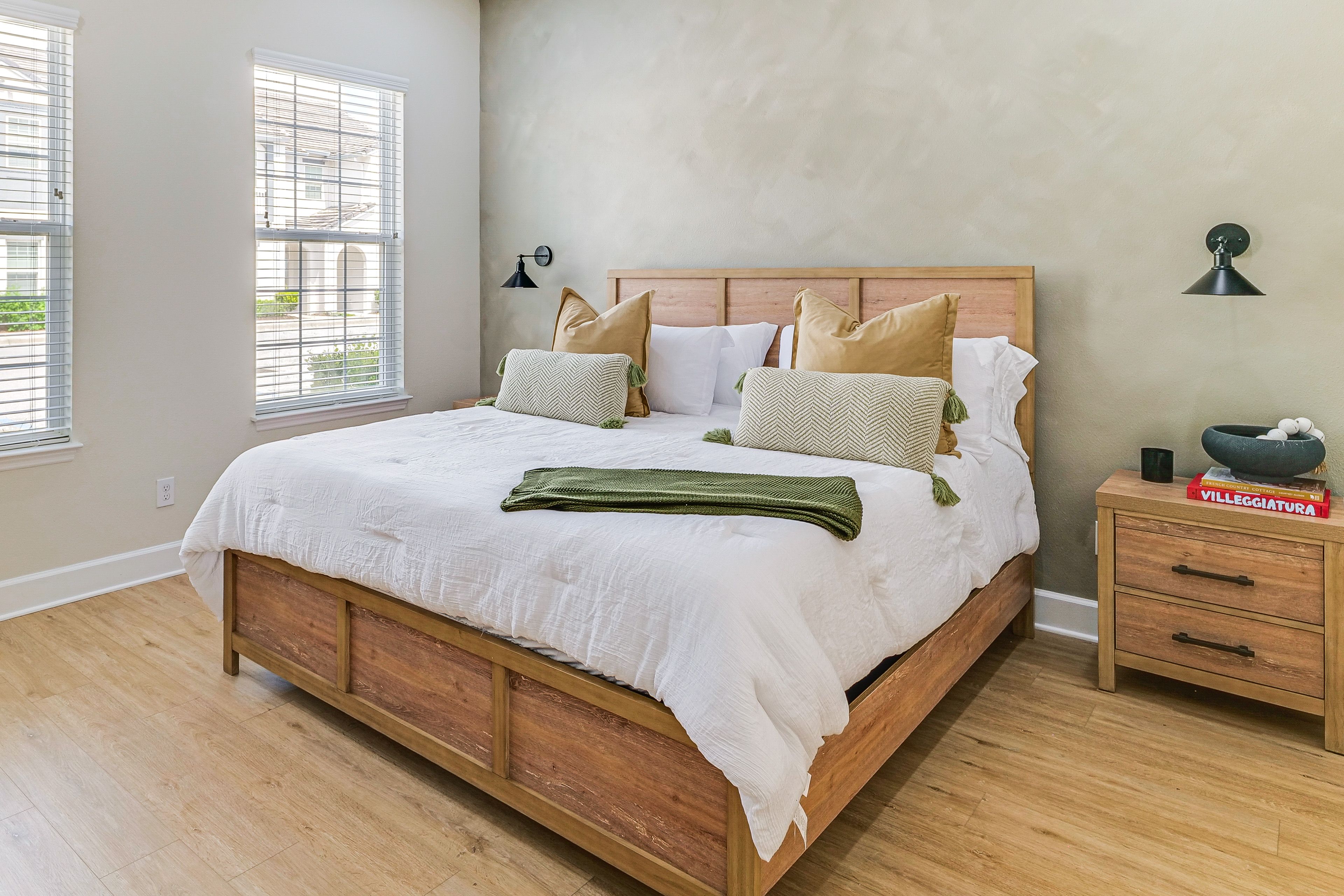 Bedroom 1 | 1st Floor | King Bed | Linens Provided | En-Suite Bathroom