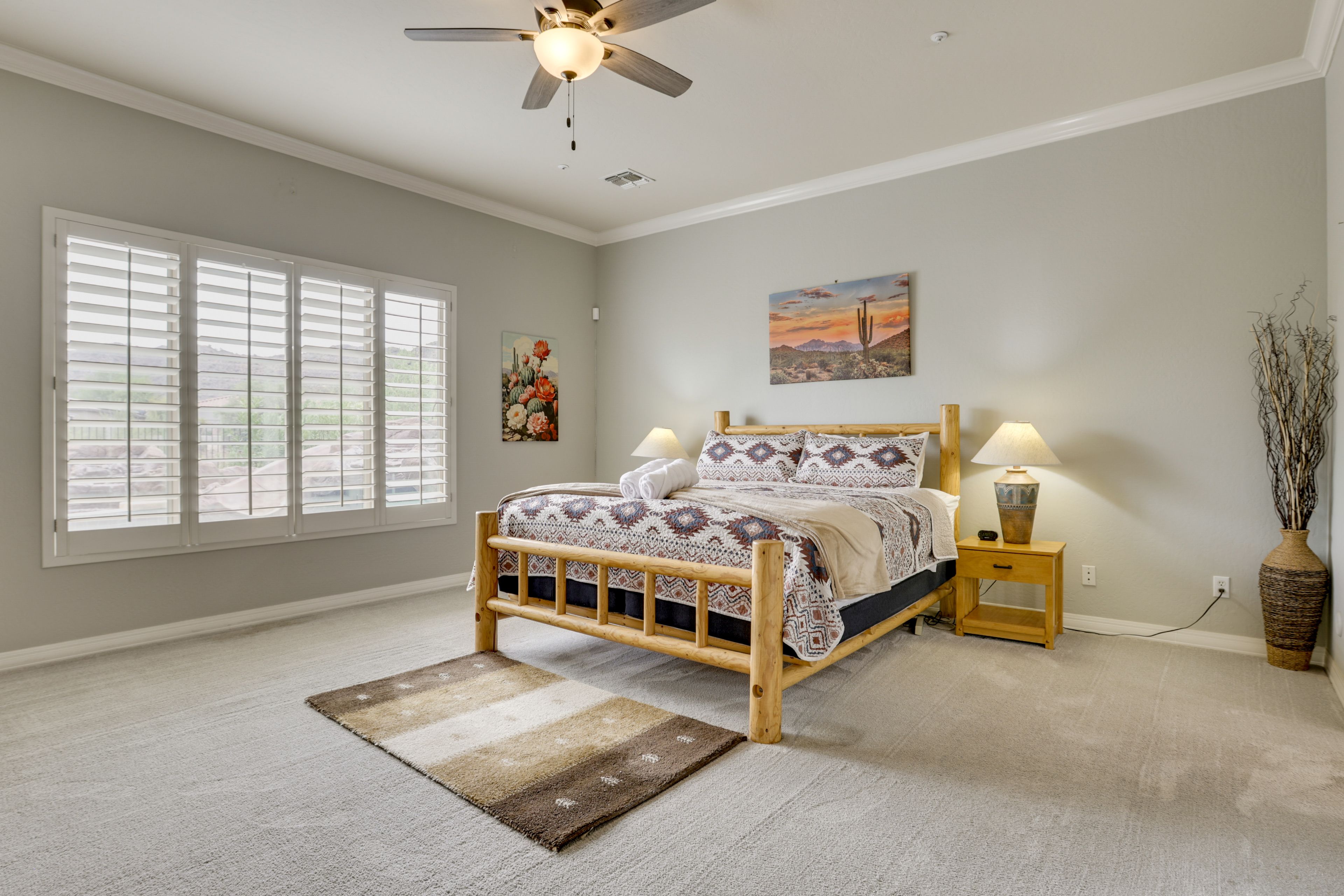 Bedroom 1 | California King Bed | 1st Floor | En-Suite Bathroom