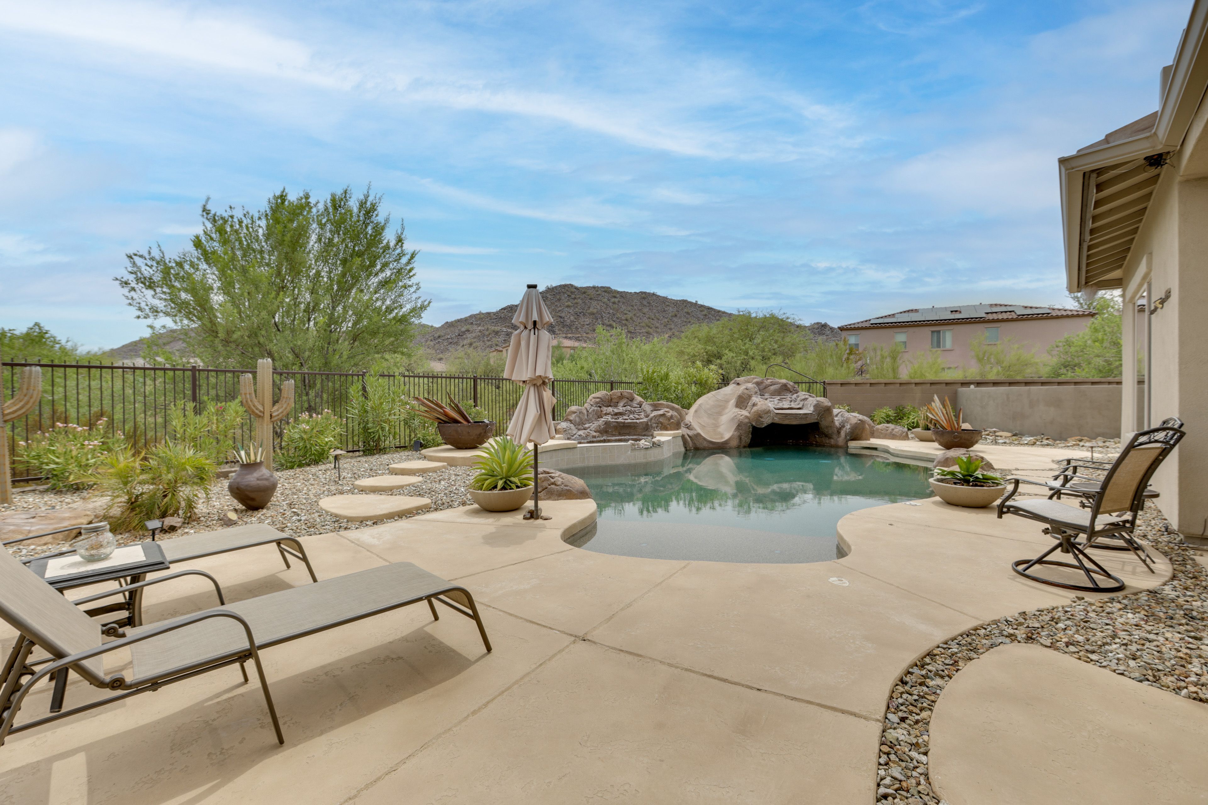 Exterior | Private Pool & Patio | Mountain Views