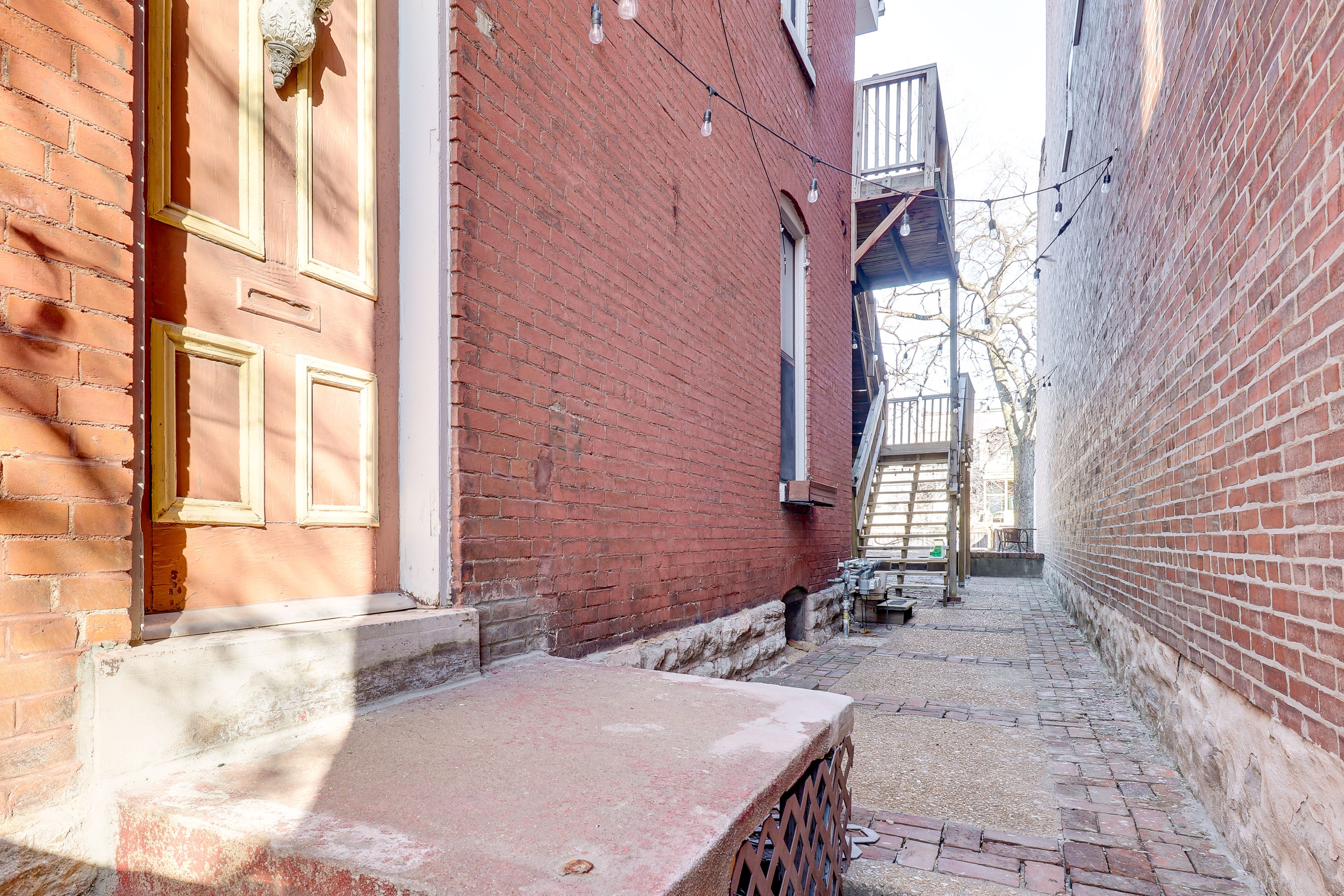 Stairs to Access Unit