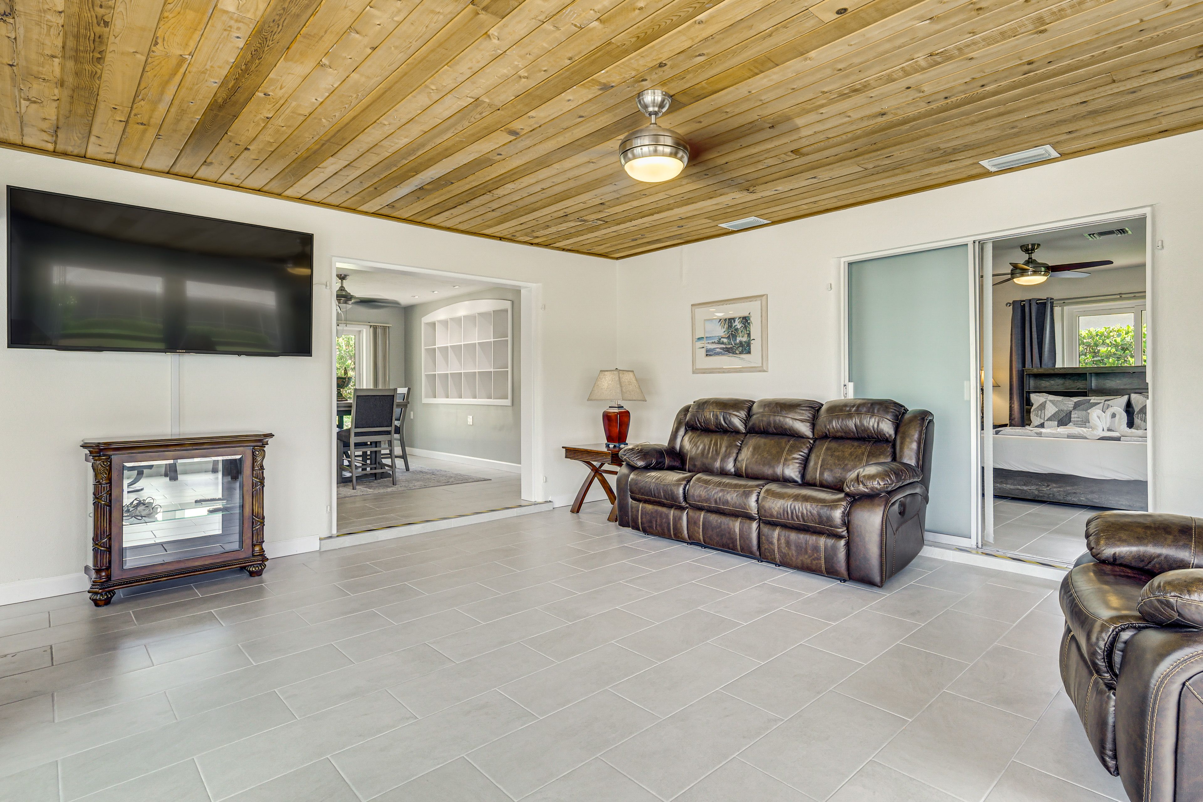 Property Interior | Single-Story Home | Free WiFi | Central A/C & Heating