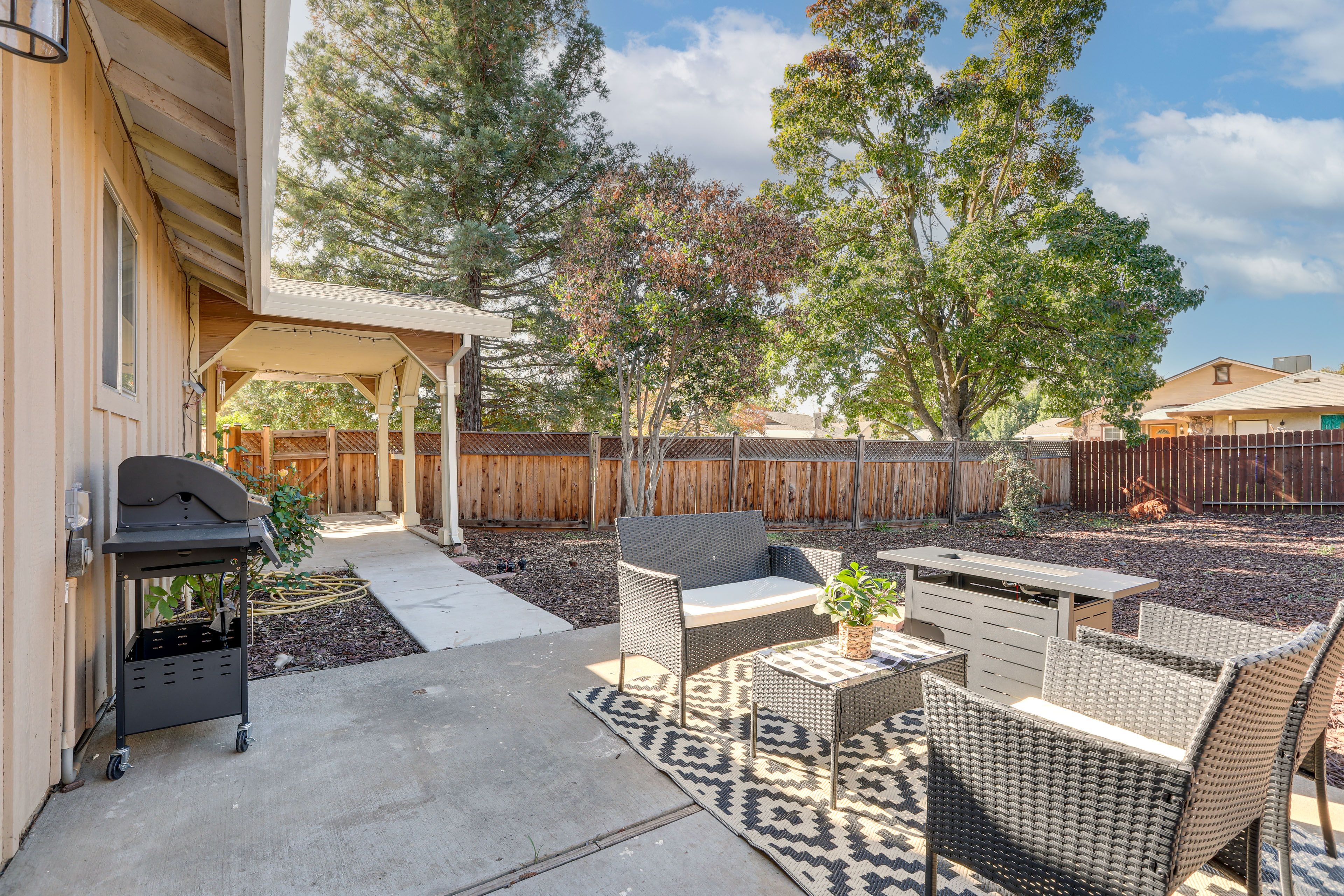 Private Backyard Area