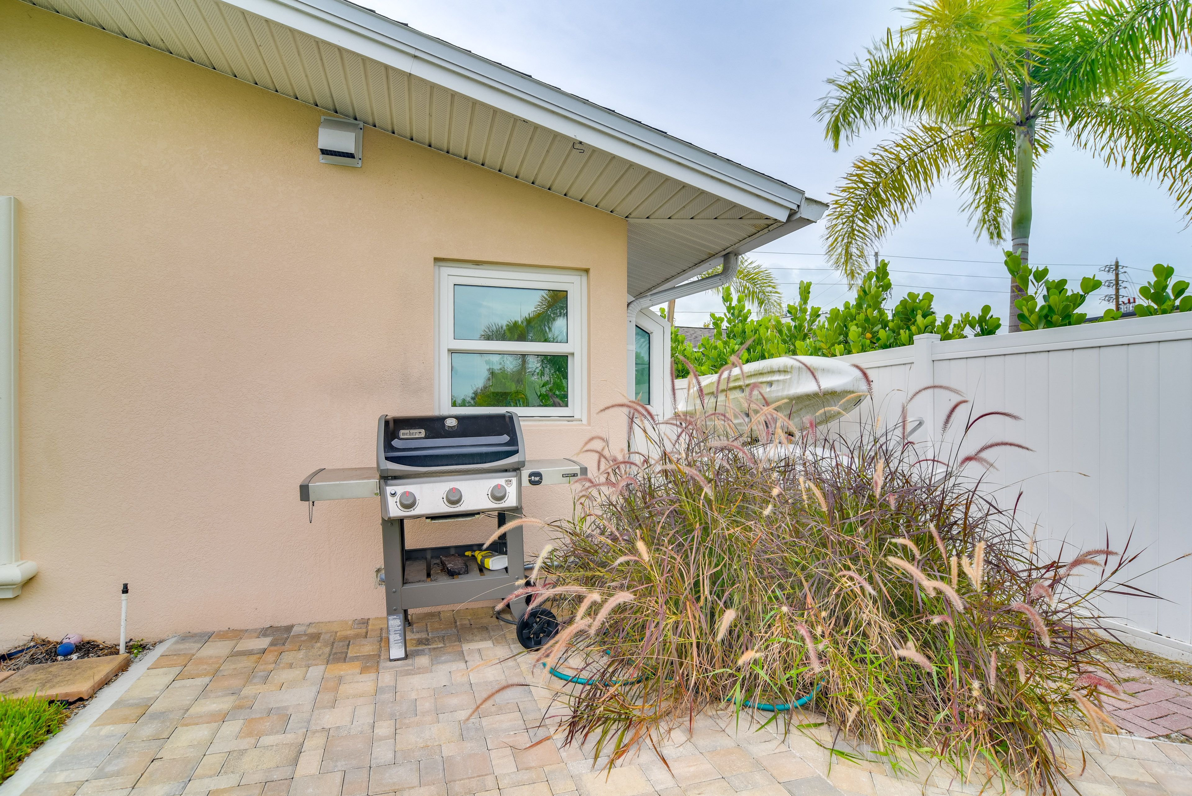 Gas Grill | Kayak & Bike Storage