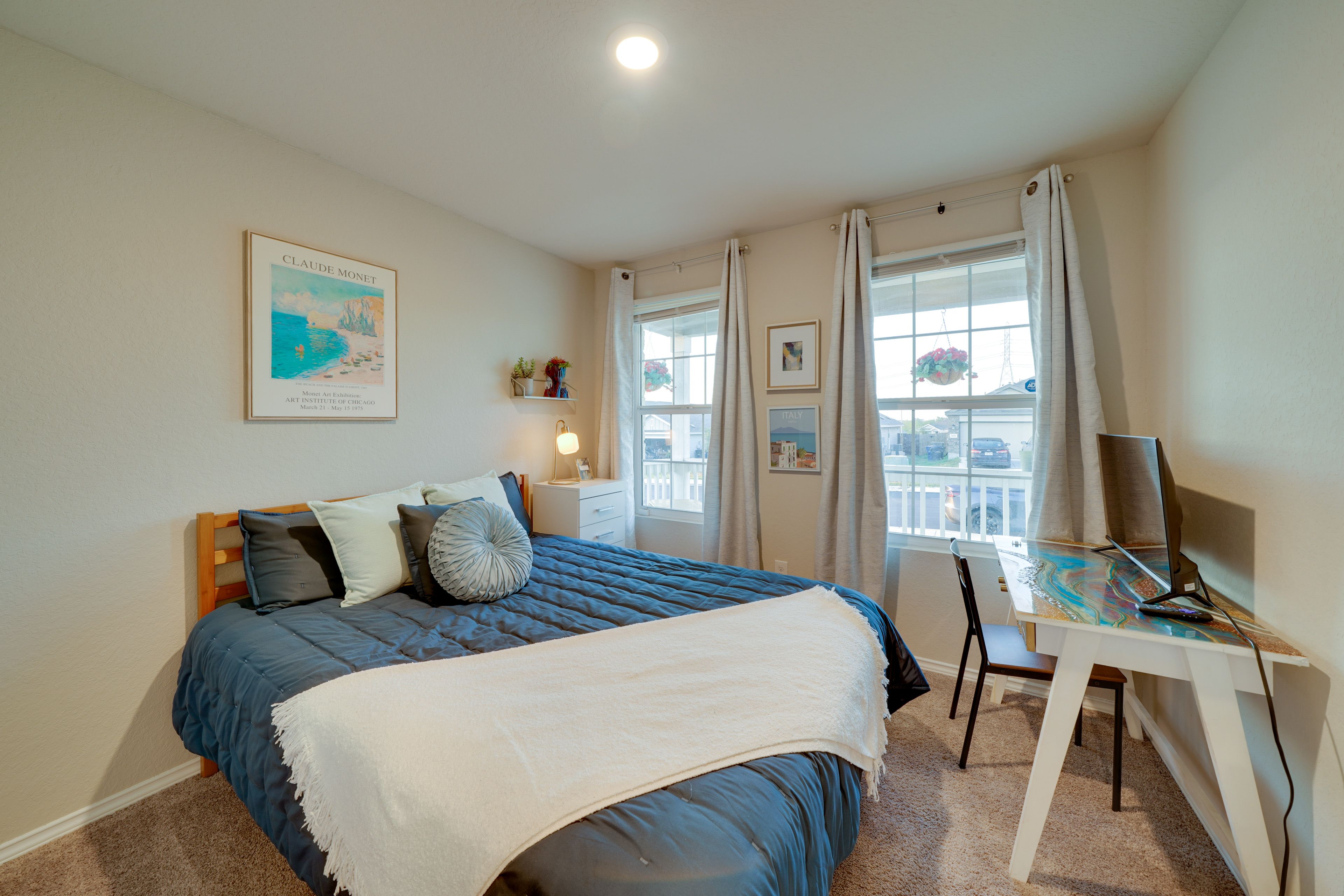 Bedroom 1 | Queen Bed | Linens Provided | Smart TV