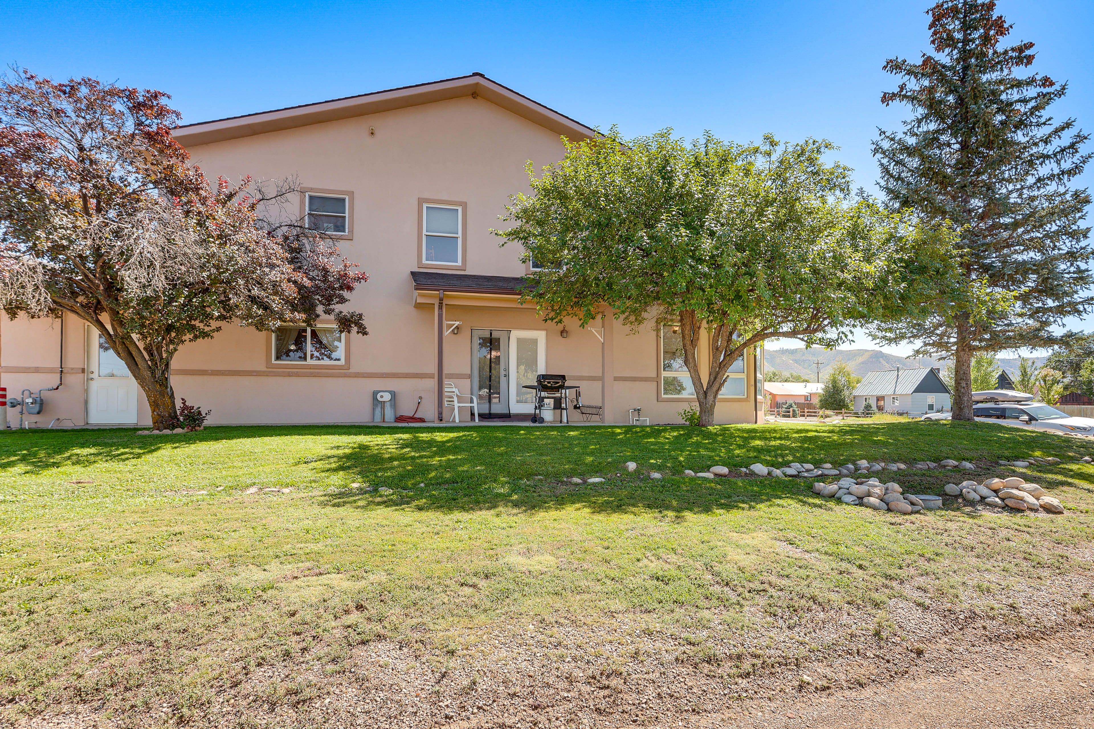 Backyard | Patio w/ Gas Grill | 0.6 Mi to Downtown Mancos