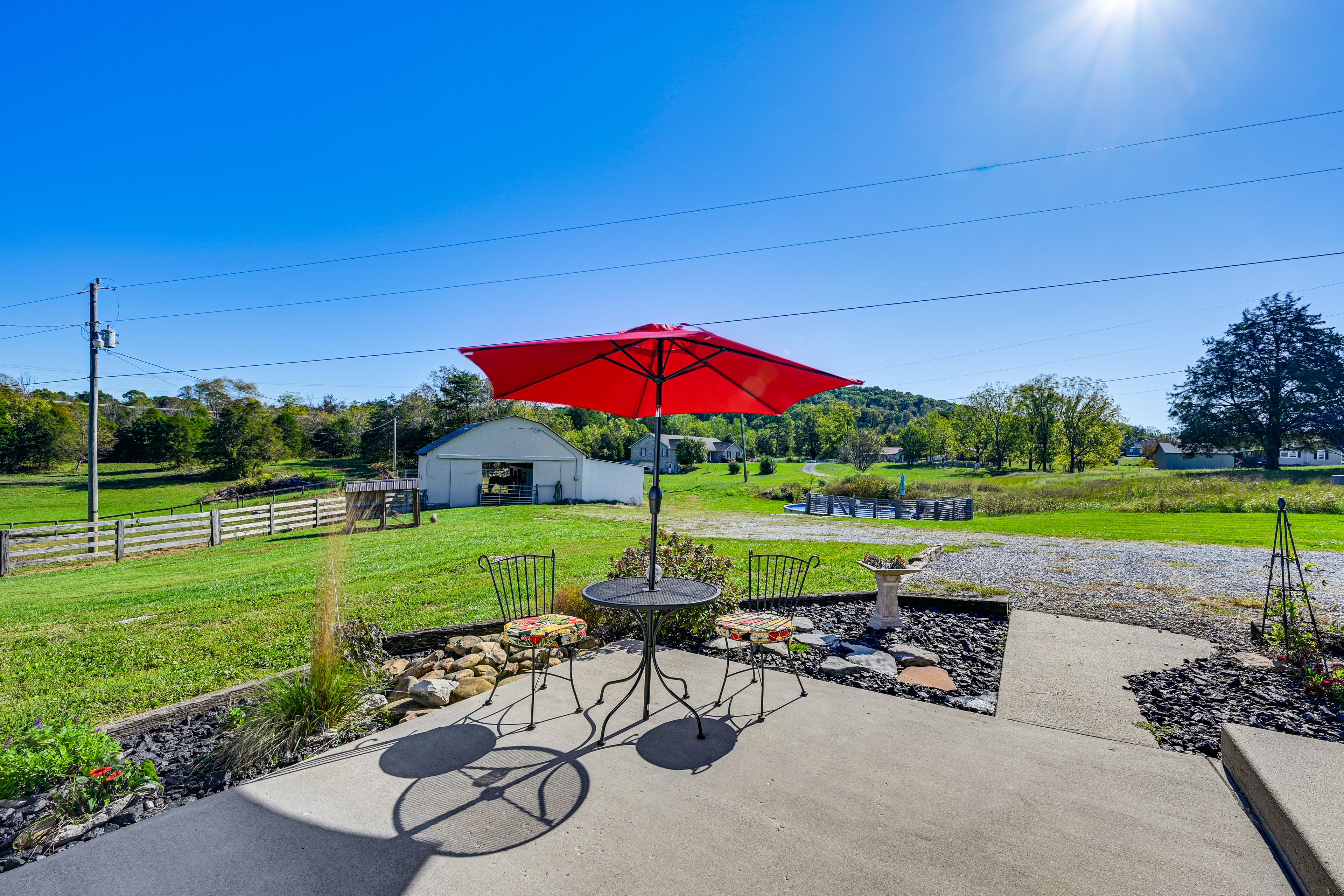 Private Patio | Single-Story Home