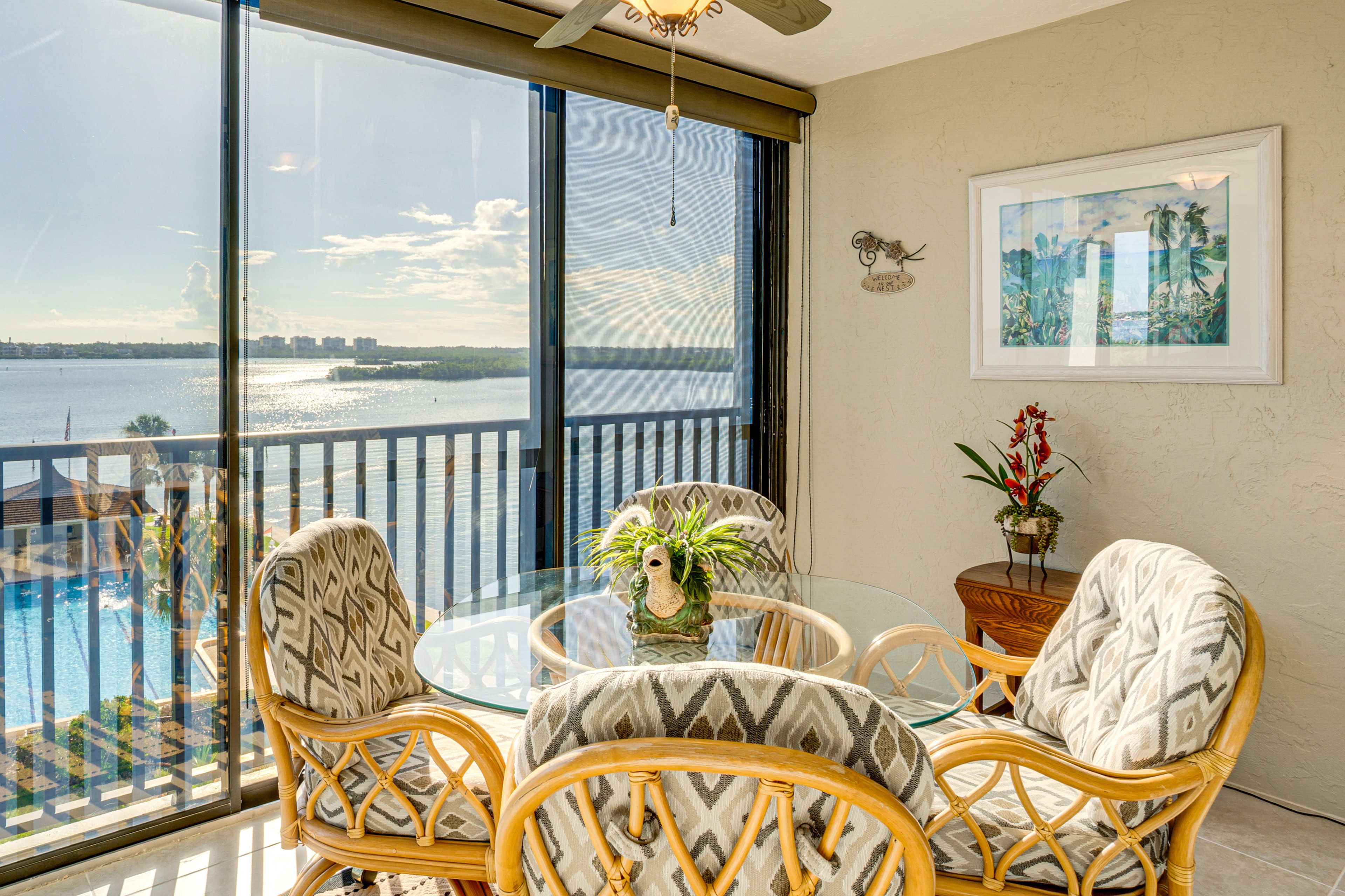 Sarasota Vacation Rental | 1BR | 1BA | 903 Sq Ft | Step-Free Access (Elevator)