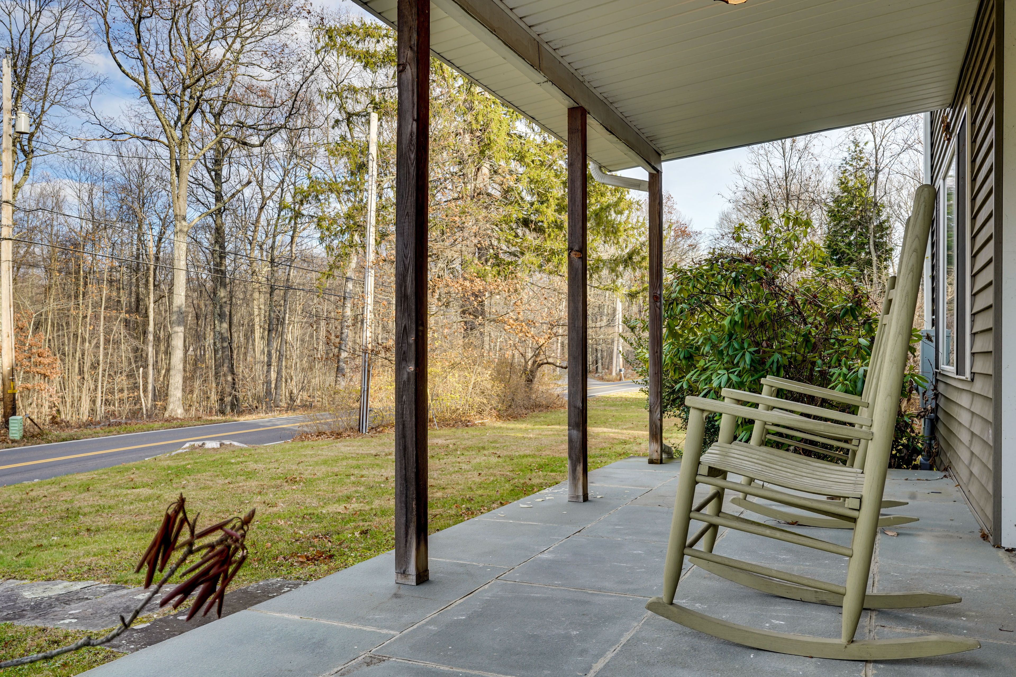 Covered Porch | 2 Rocking Chairs