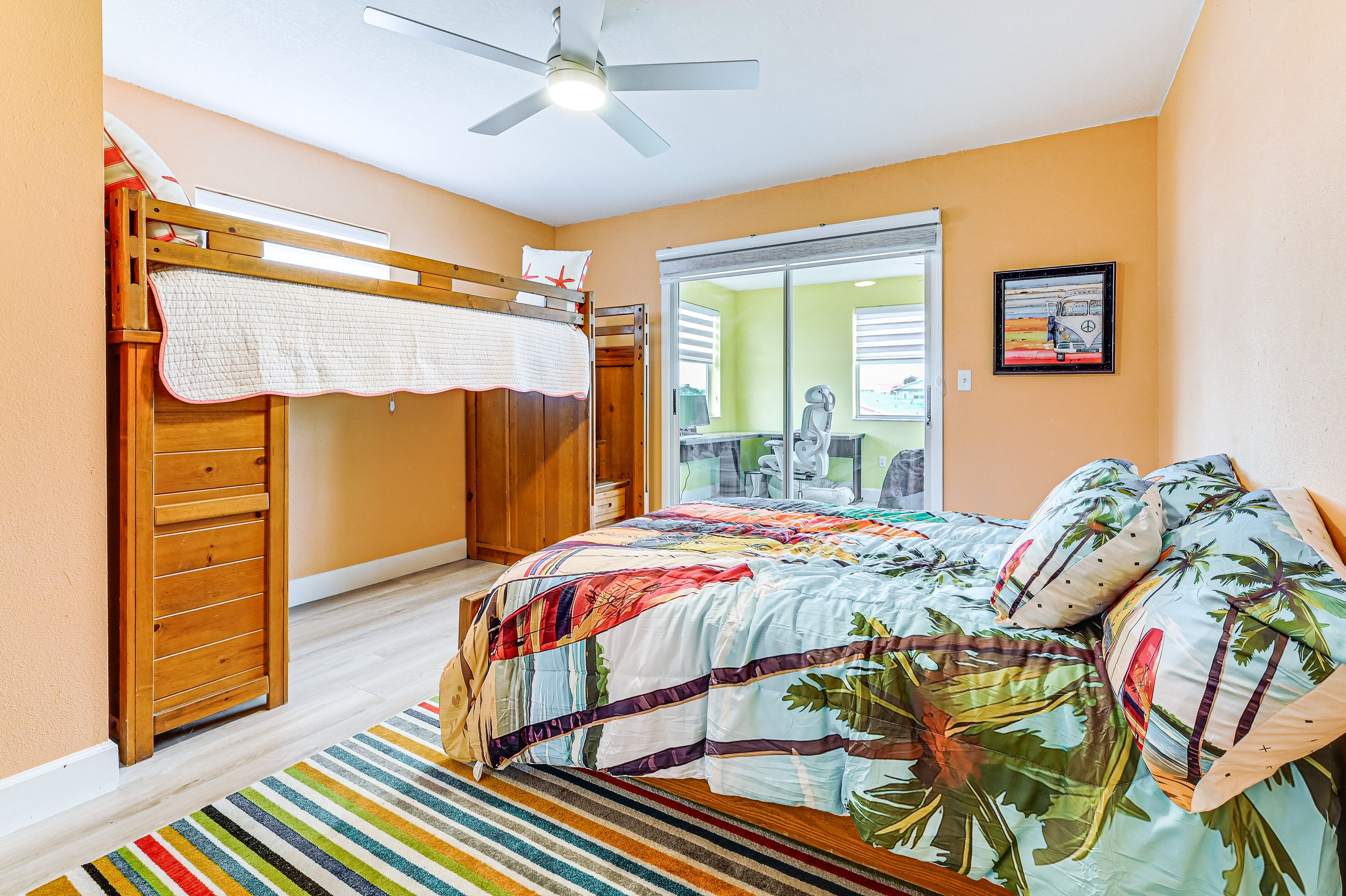 Bedroom 3 | Full Bed | Lofted Twin Bed | Den Access