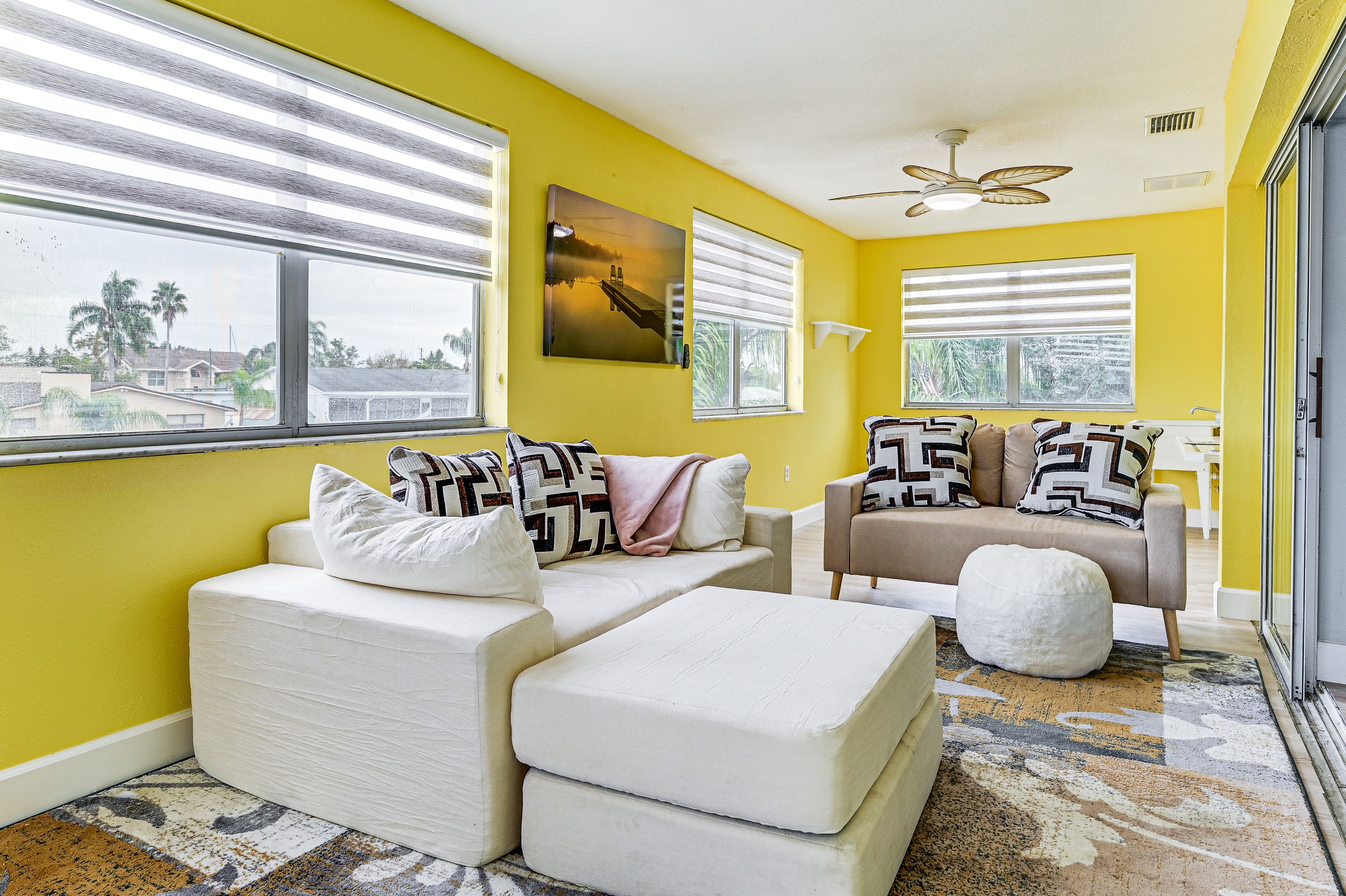 Den (Accessible via Bedroom 3) | Seating Area | Laptop-Friendly Workspace