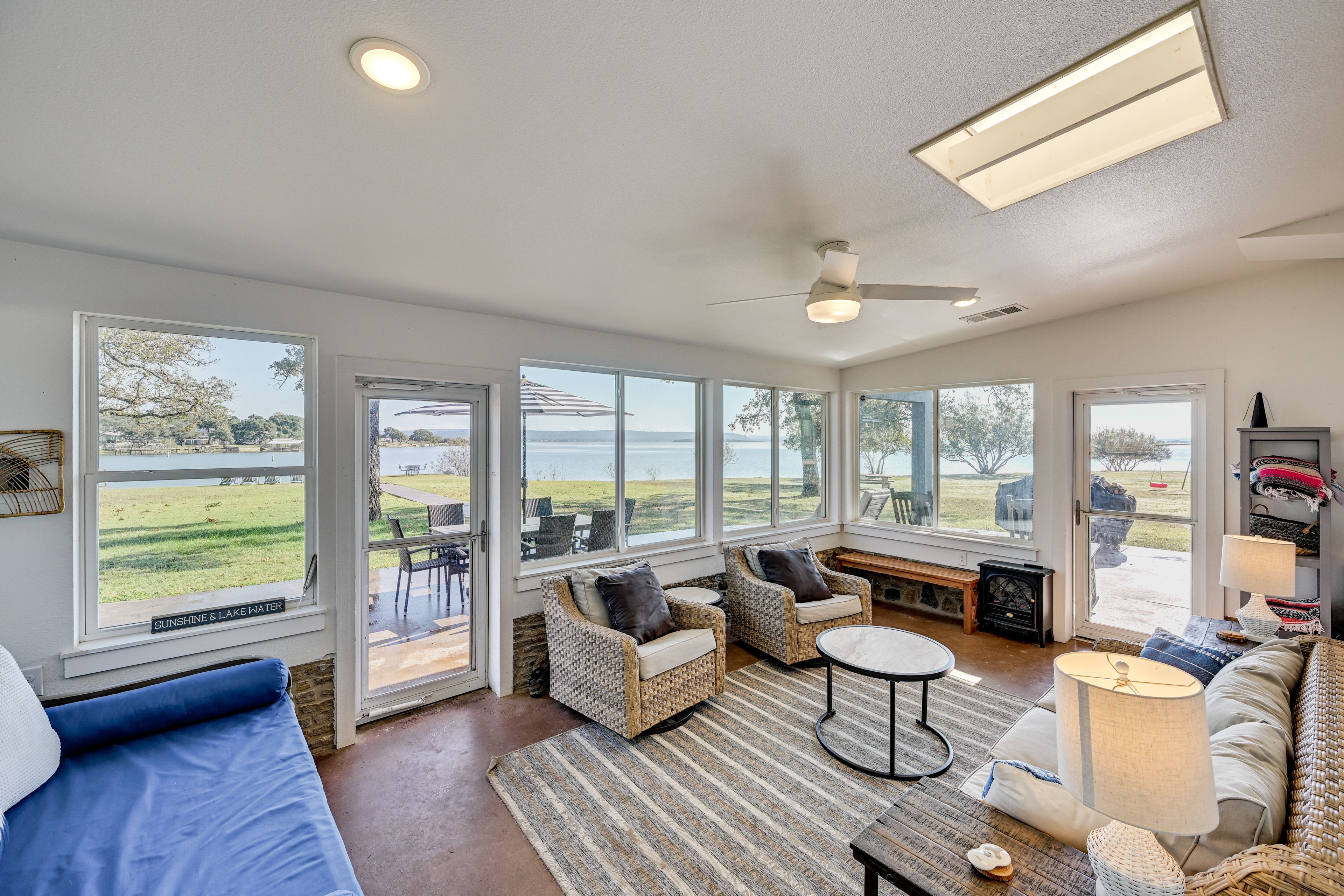 Sunroom | Lake Views