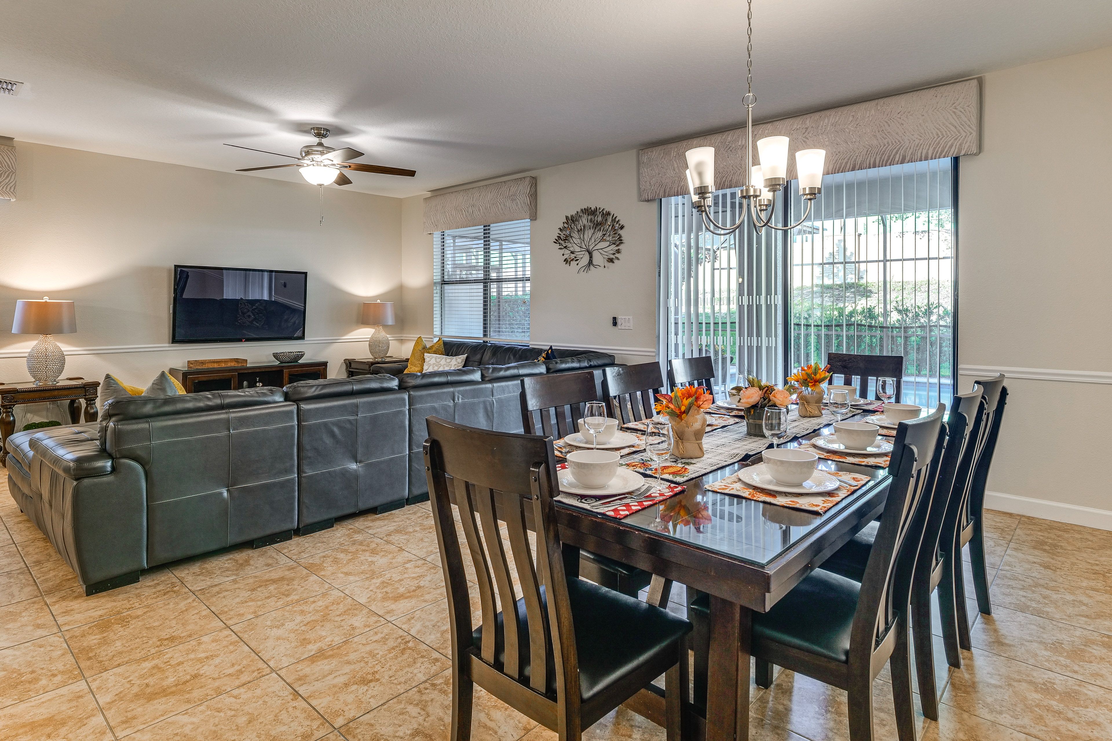Dining Area | Dishware & Flatware | 1st Floor