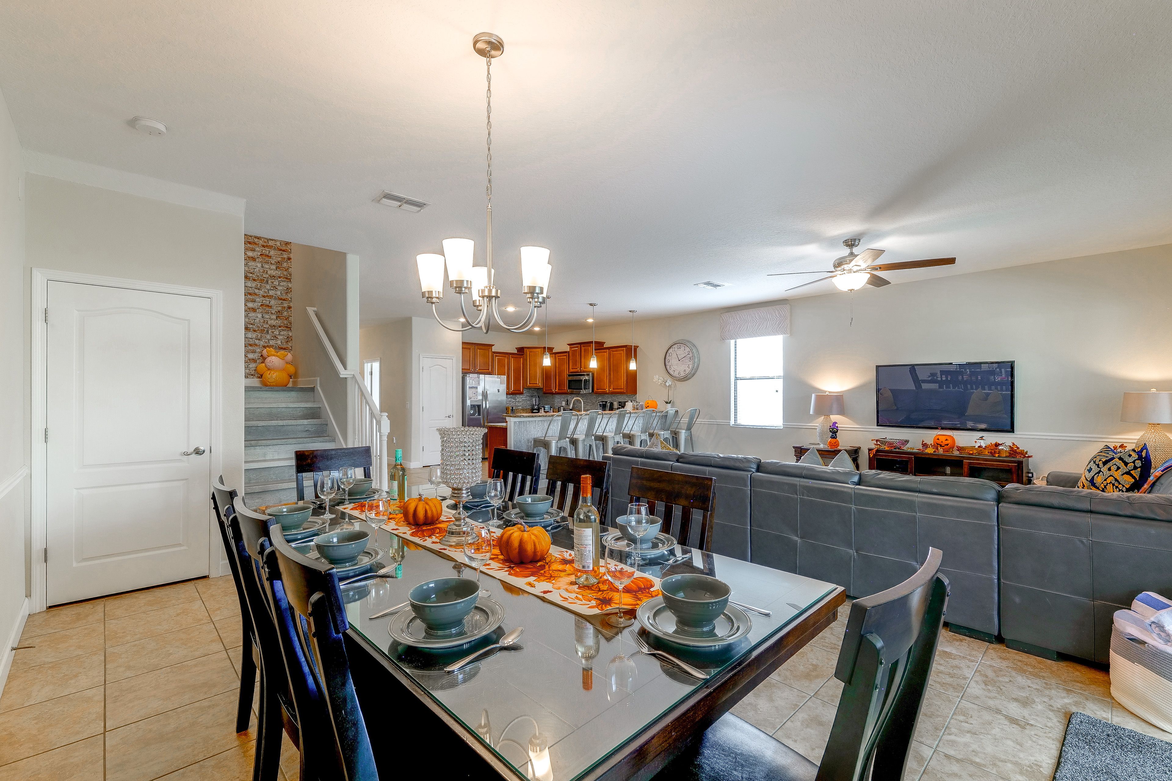 Dining Area | Dishware & Flatware | 1st Floor