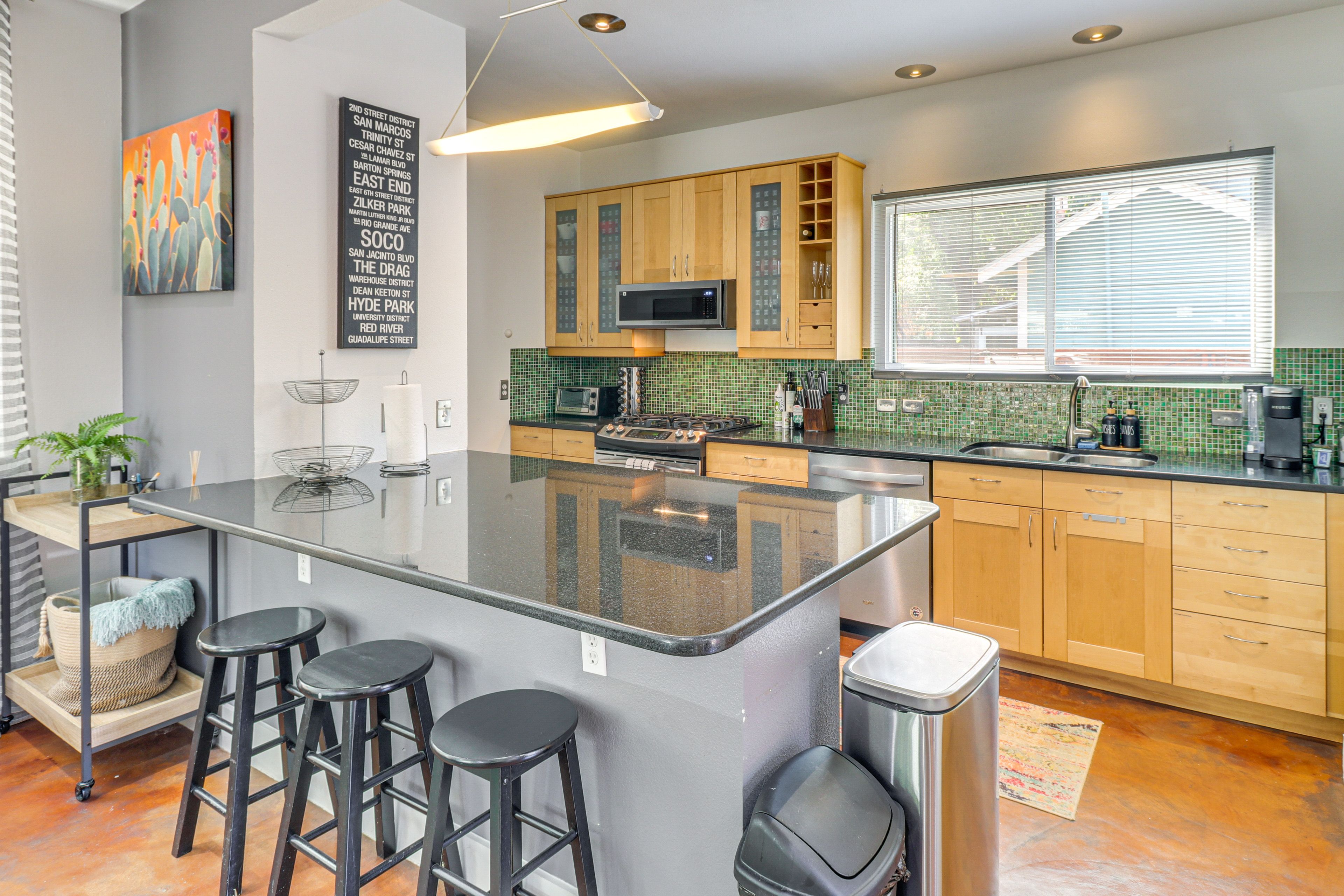 Kitchen | Drip & Keurig Coffee Makers | Toaster Oven | 1st Floor