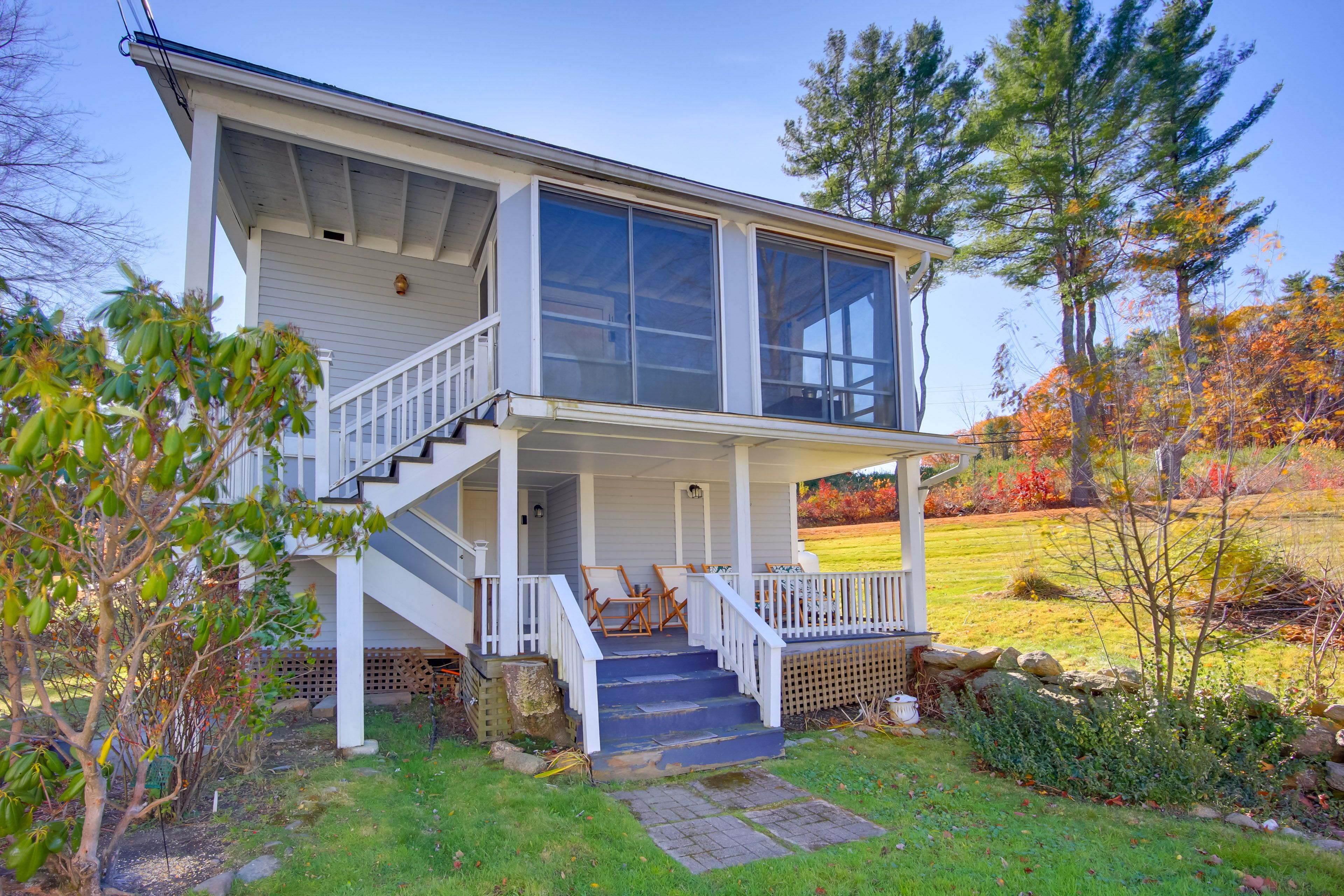 Spofford Vacation Rental | 1BR | 1BA | 400 Sq Ft | Stairs Required