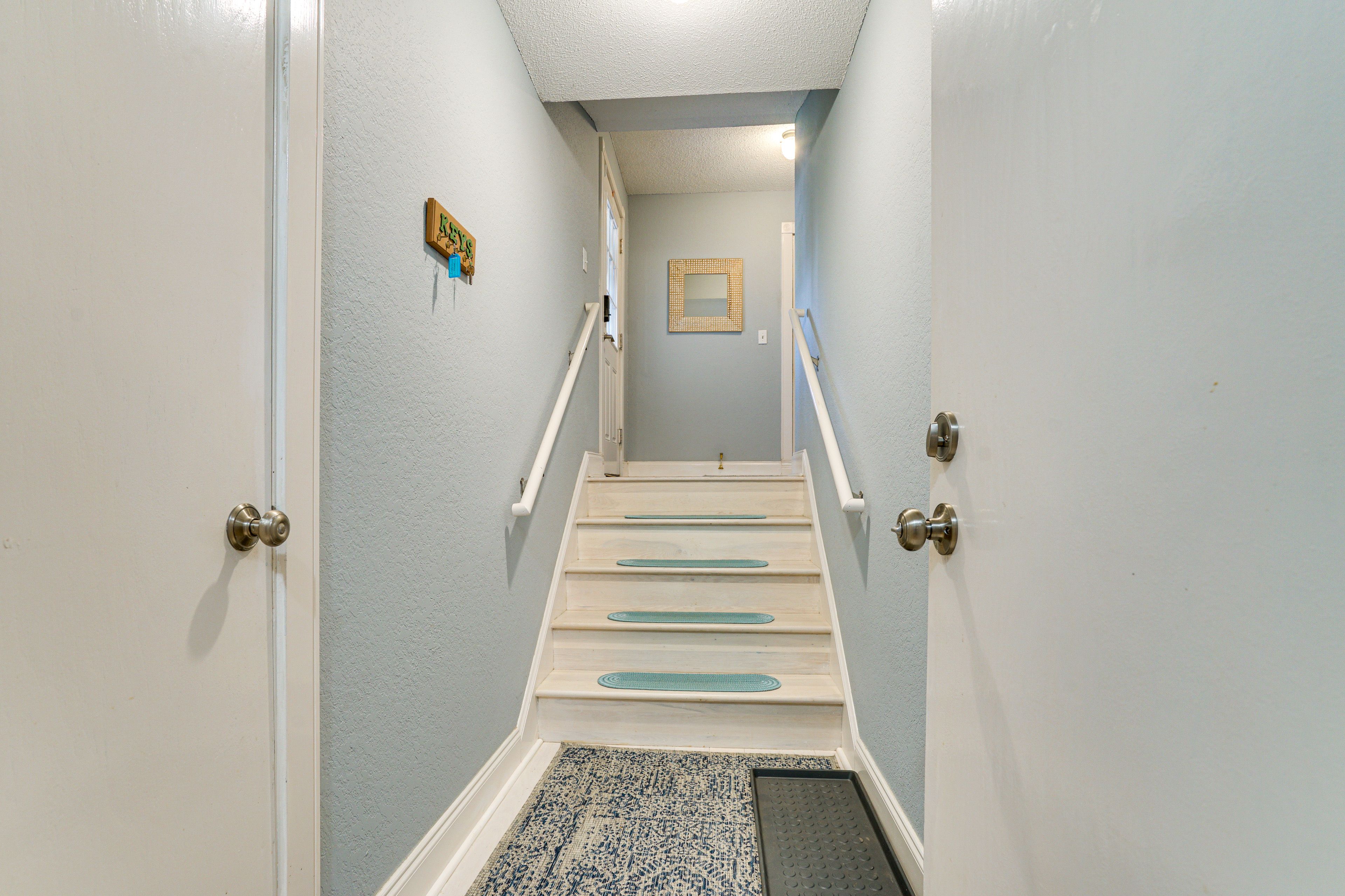 Stairs to Access Apartment