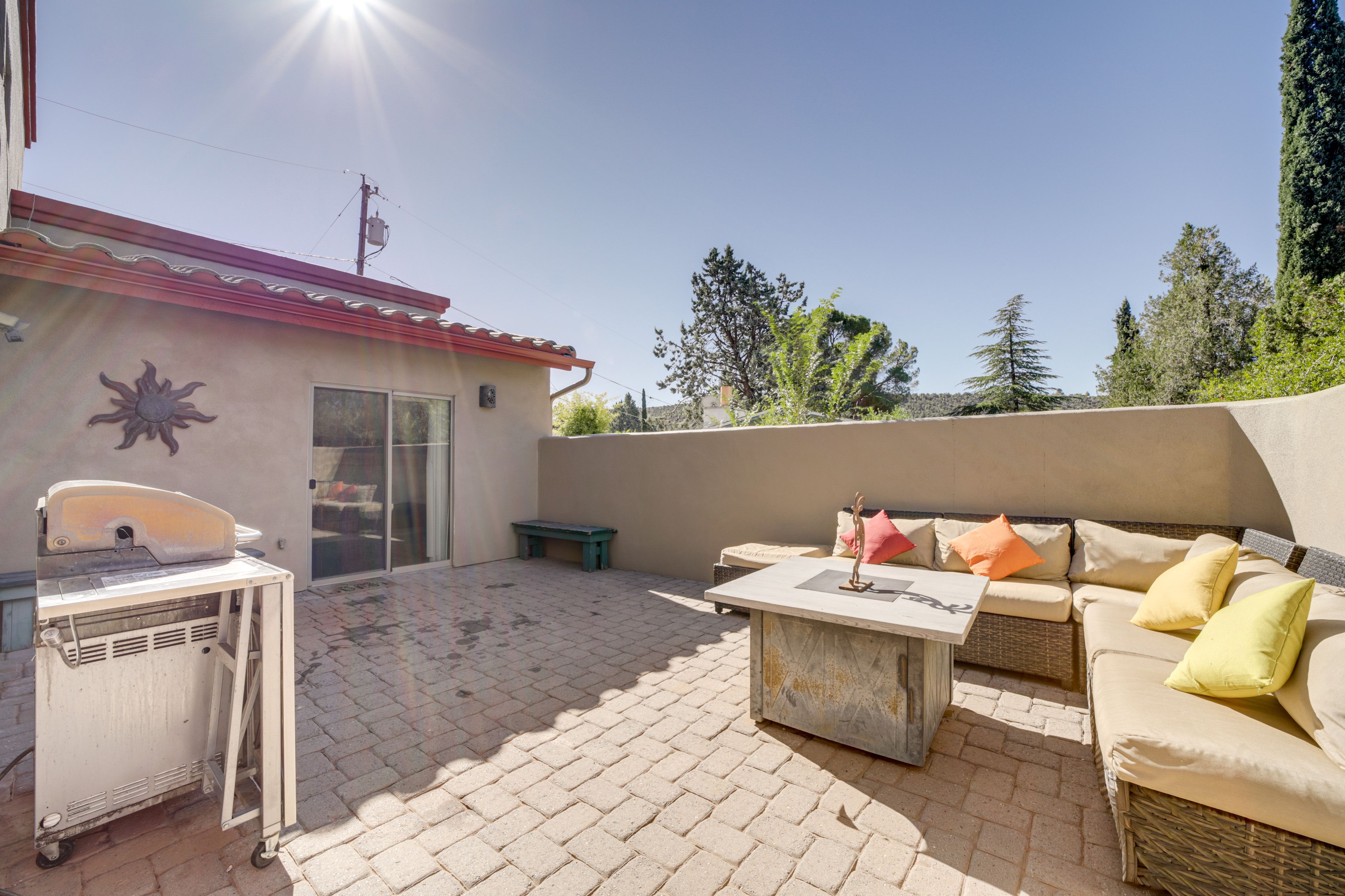 Patio | Gas Grill | Gas Fire Pit | Seating | Thunder Mountain Views