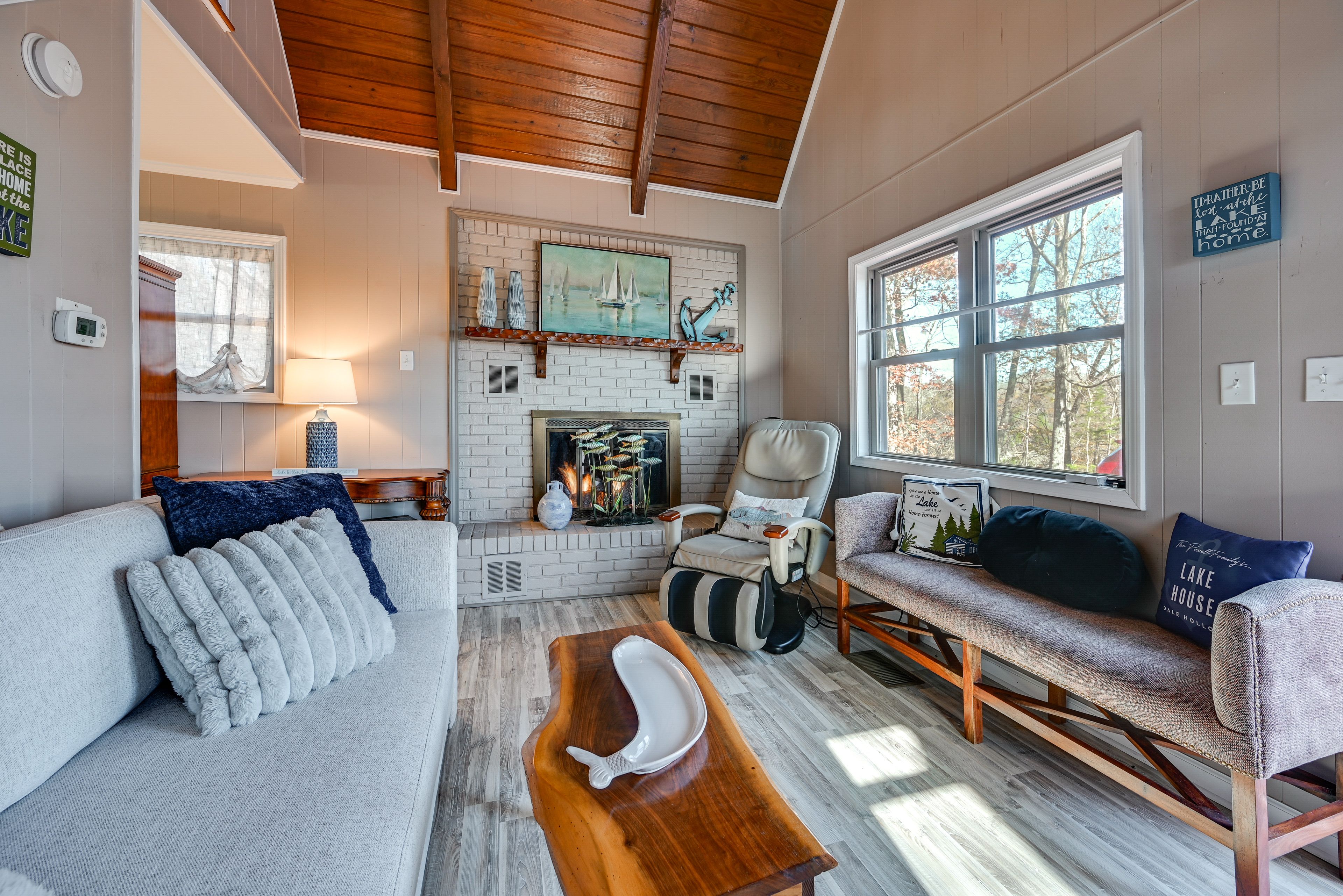 Living Room | Main Level | King Sleeper Sofa | Central Heat & A/C