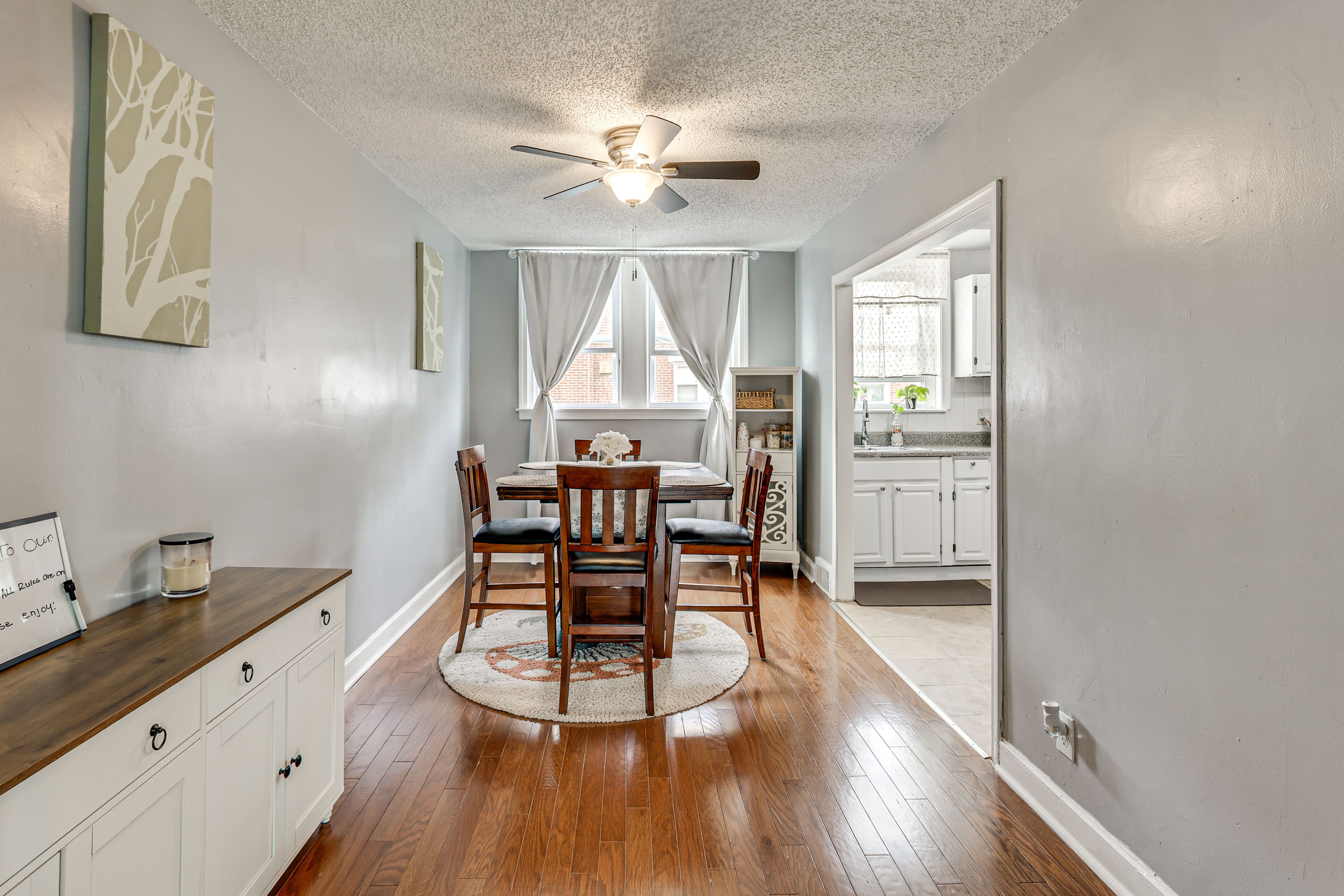 Dining Room | Dishware/Flatware Provided | 1st Floor