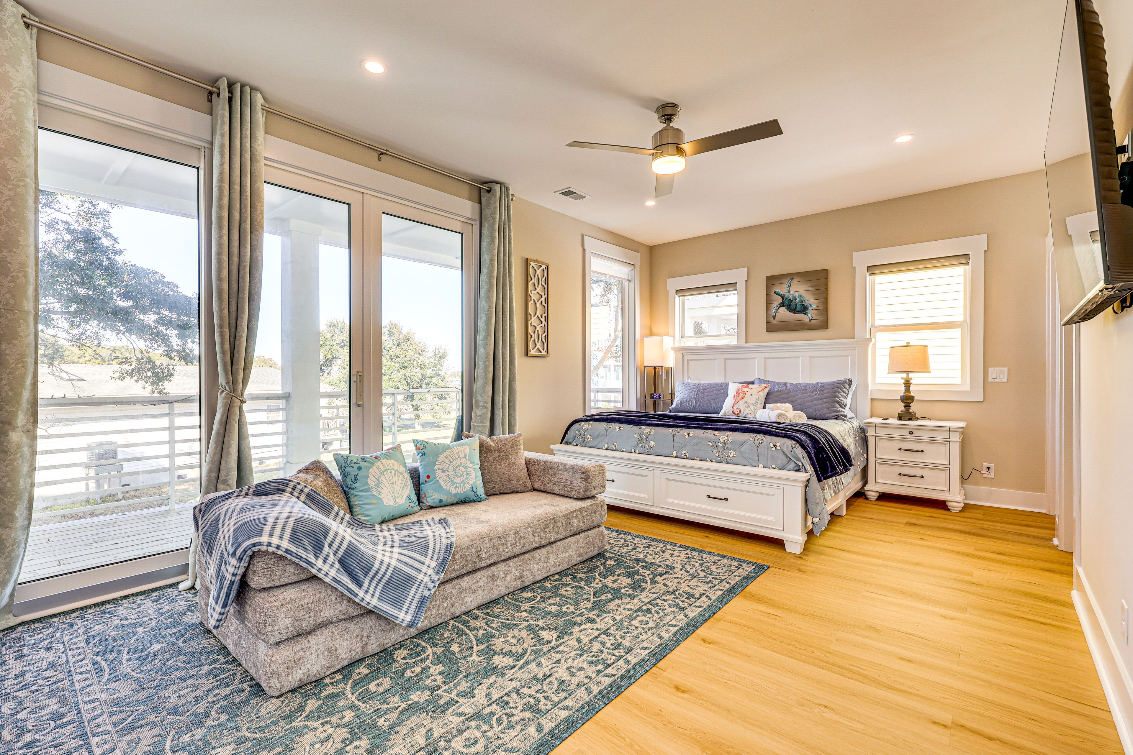 Bedroom 3 | King Bed | Queen Bed | King Sleeper Sofa | 3rd Floor