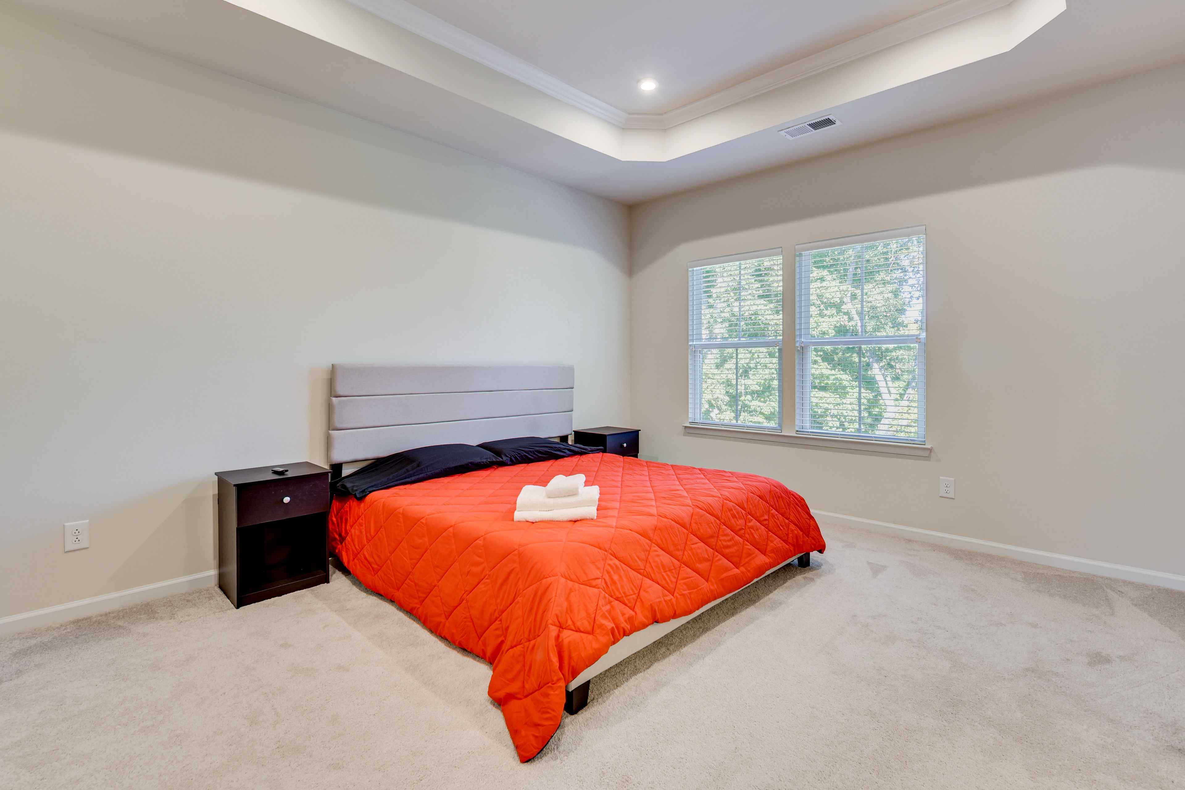 Bedroom 2 | King Bed | Linens Provided | Upper Floor