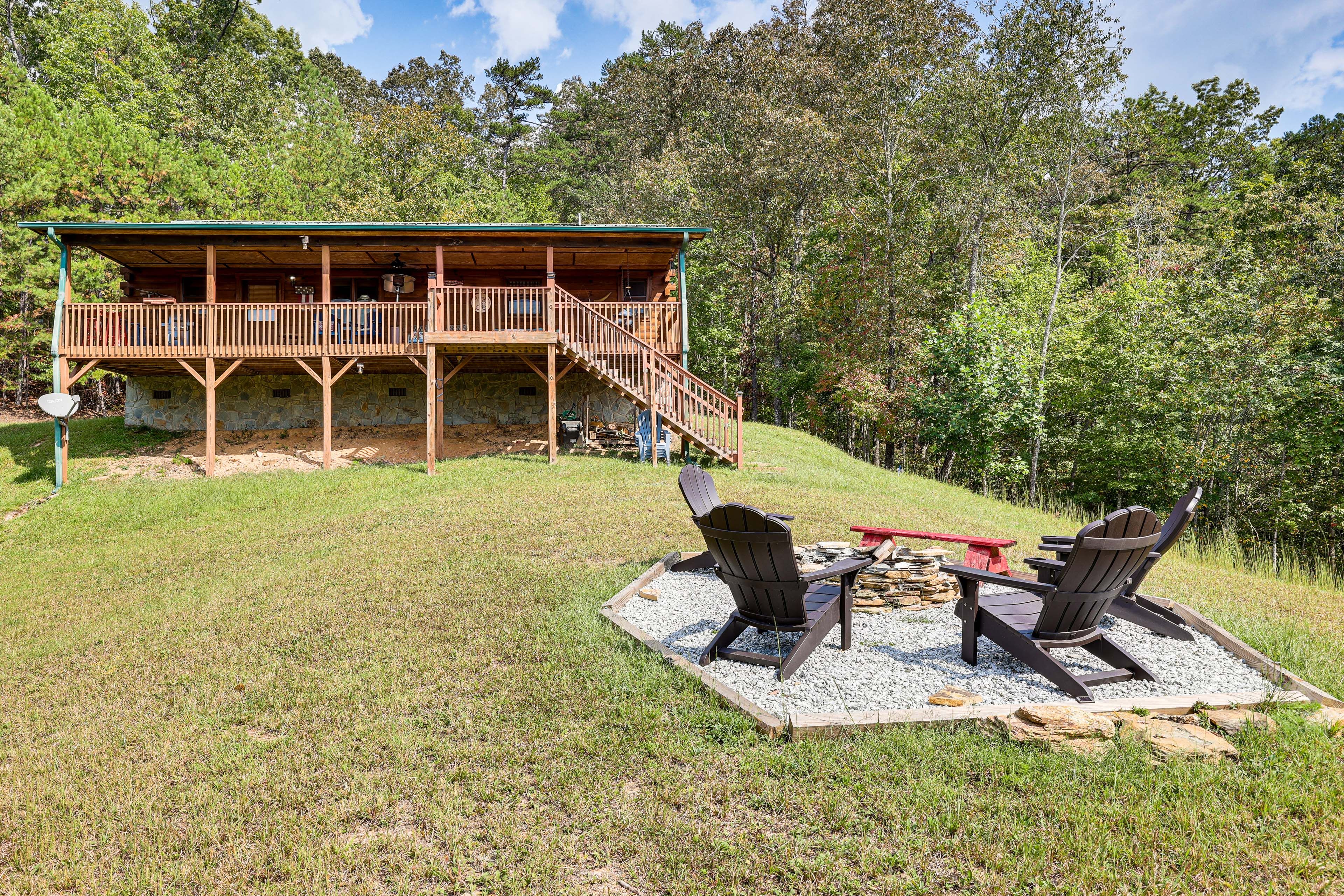 Spacious Yard | Wood-Burning Fire Pit