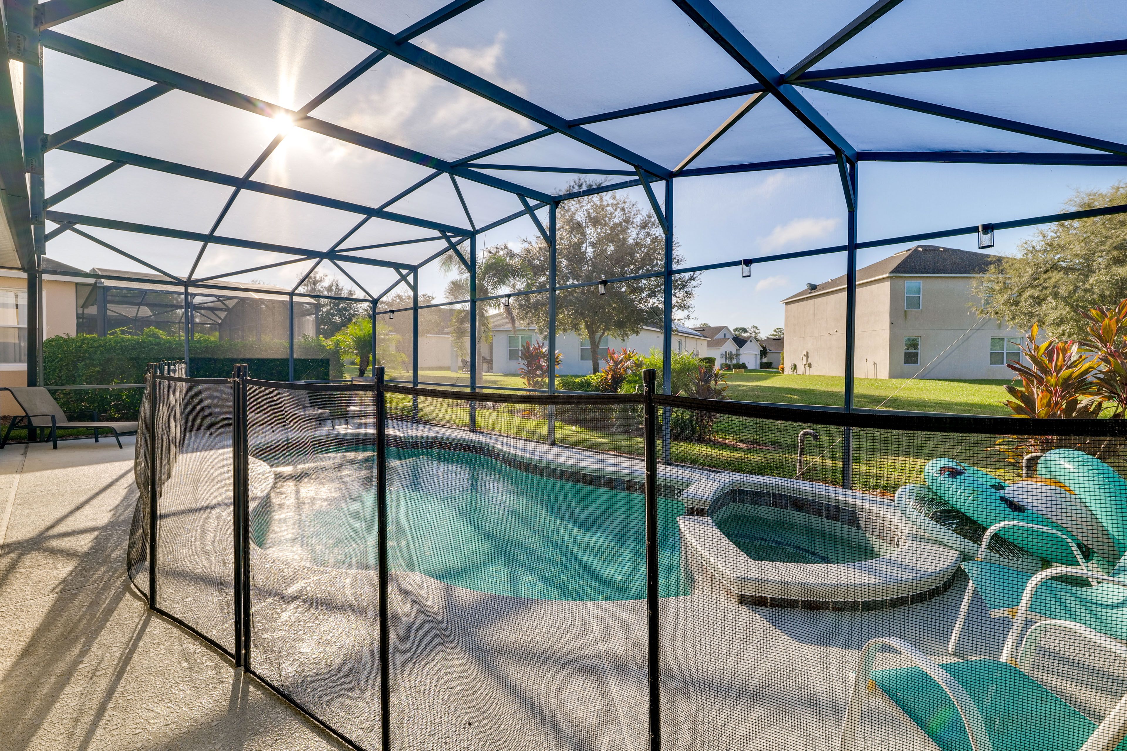 Lanai | Heated Pool & Spa