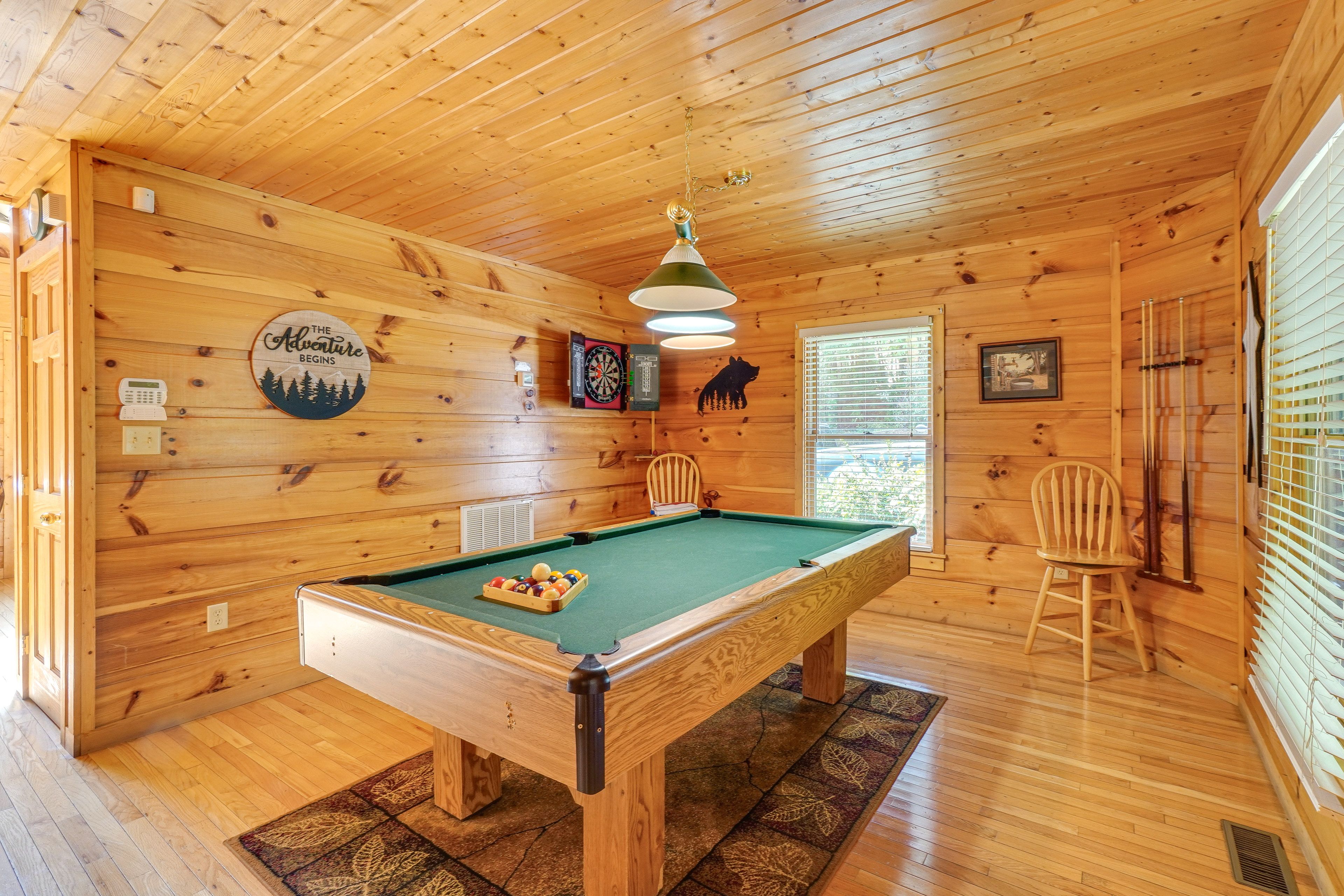 Game Area | 1st Floor | Pool Table | Dartboard