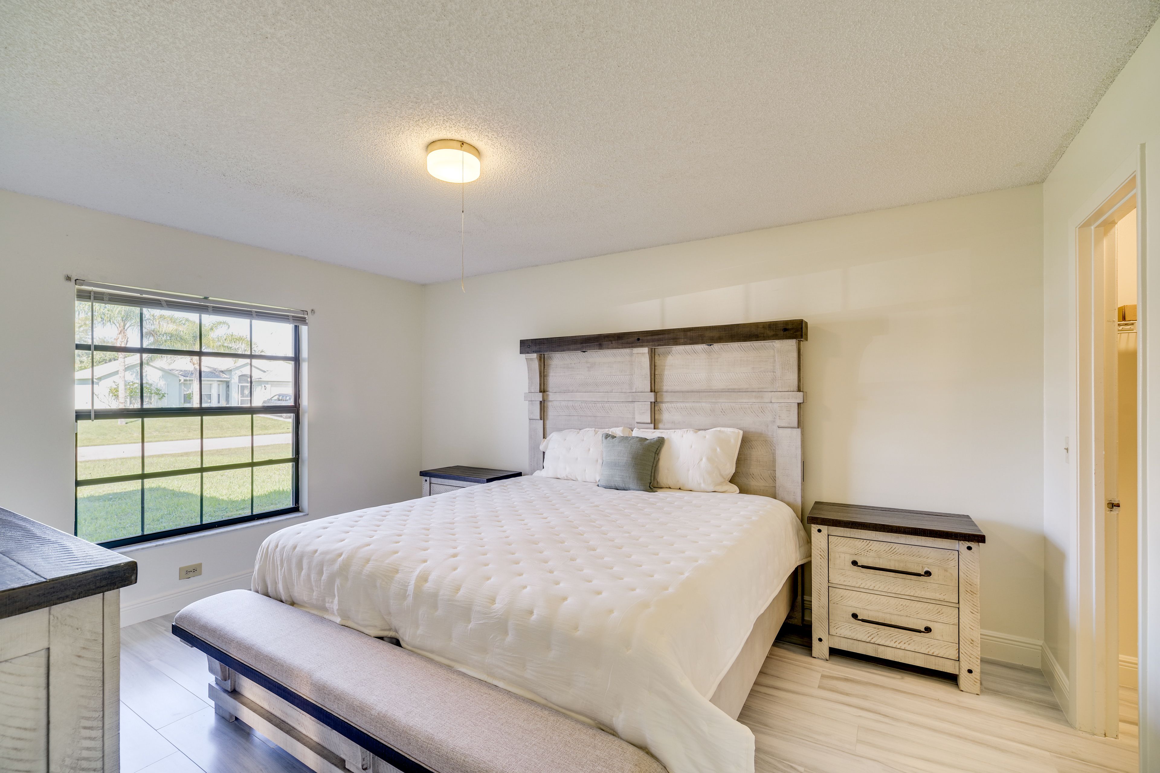 Bedroom 1 | King Bed | Walk-In Closet