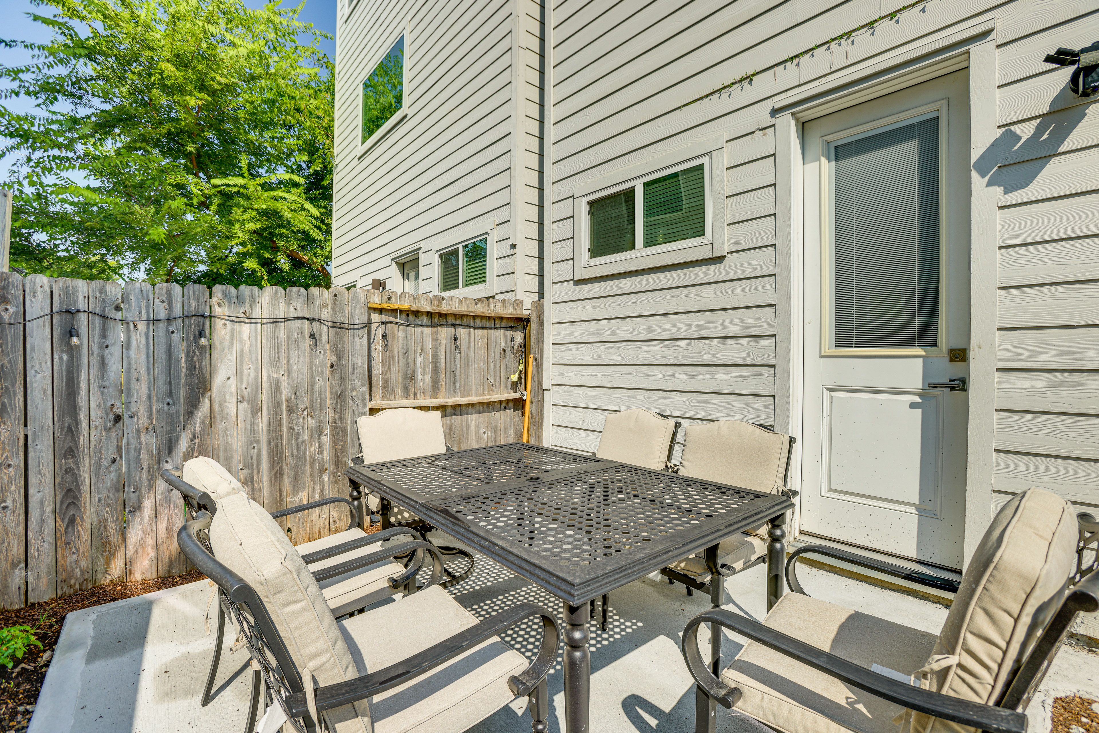 Fenced-In Patio | Gas Grill