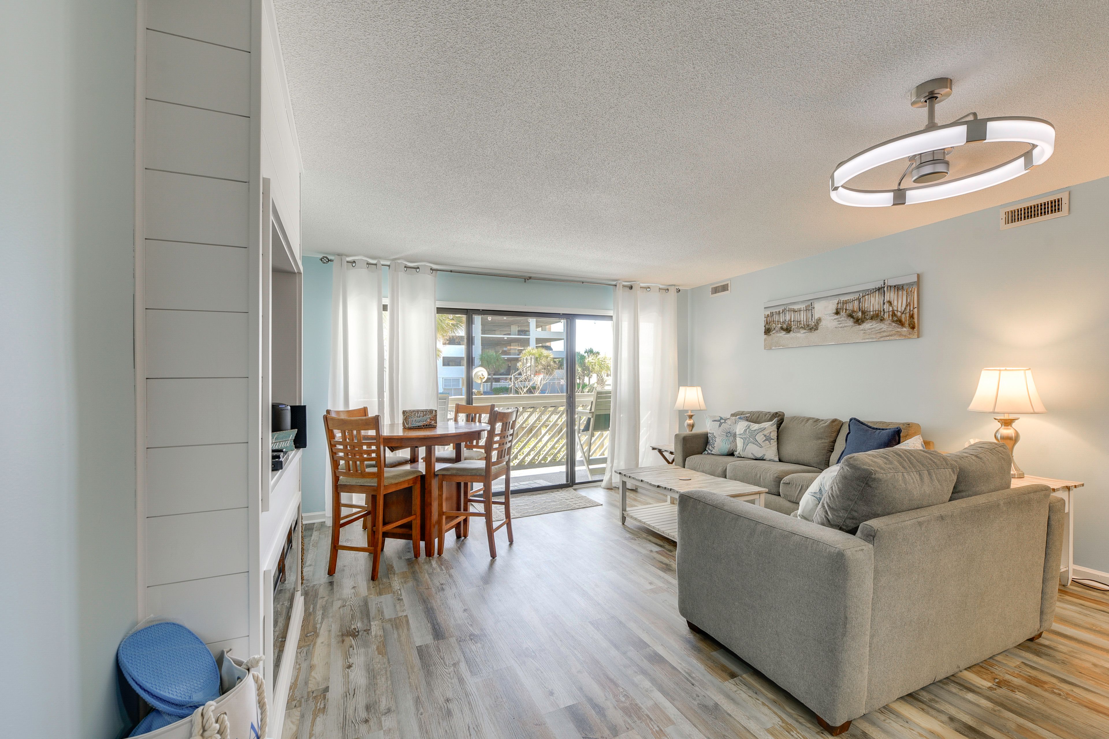 North Myrtle Beach Vacation Rental | 3BR | 2BA | 1,200 Sq Ft | 8 Steps to Enter