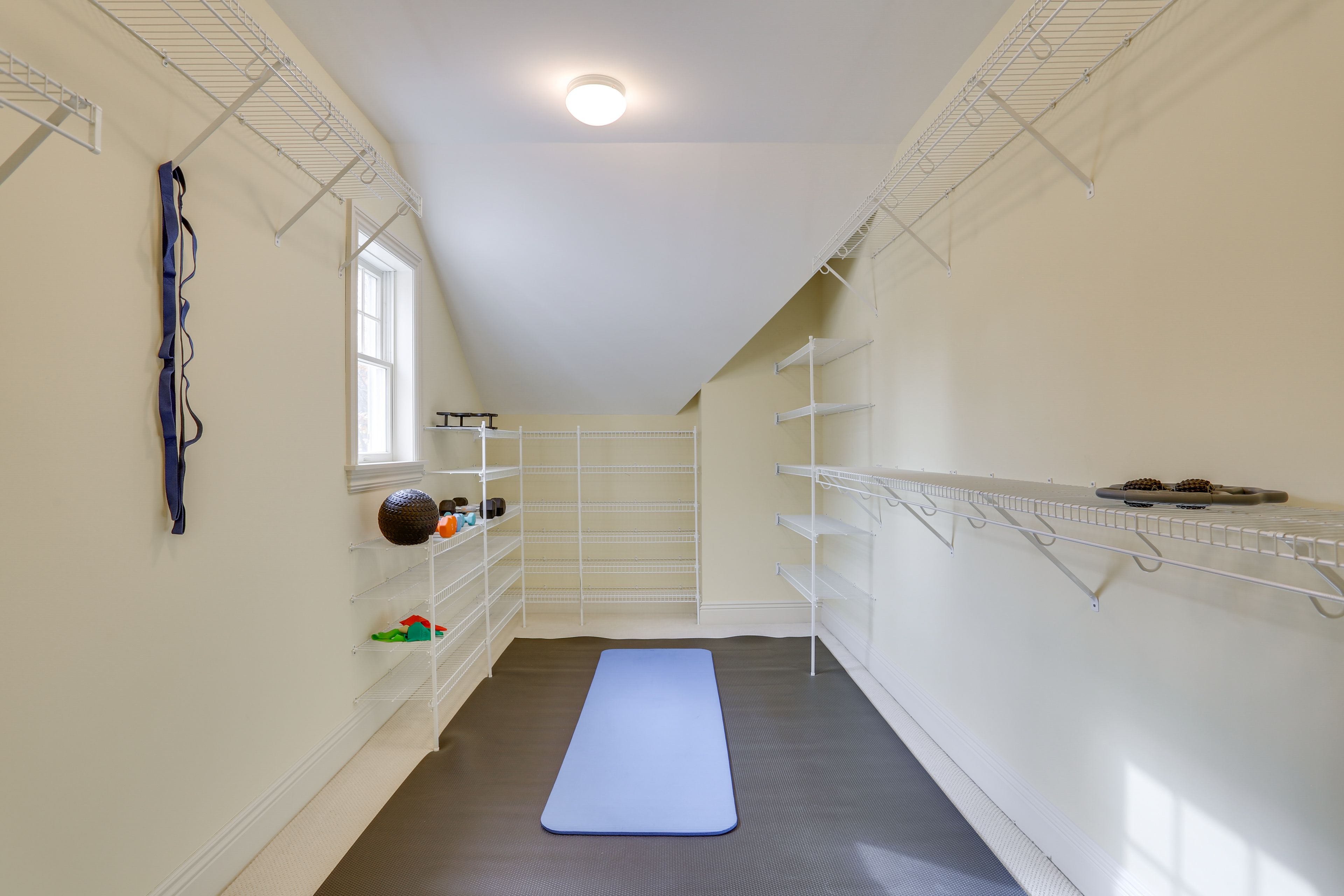 Walk-In Closet | Gym Equipment
