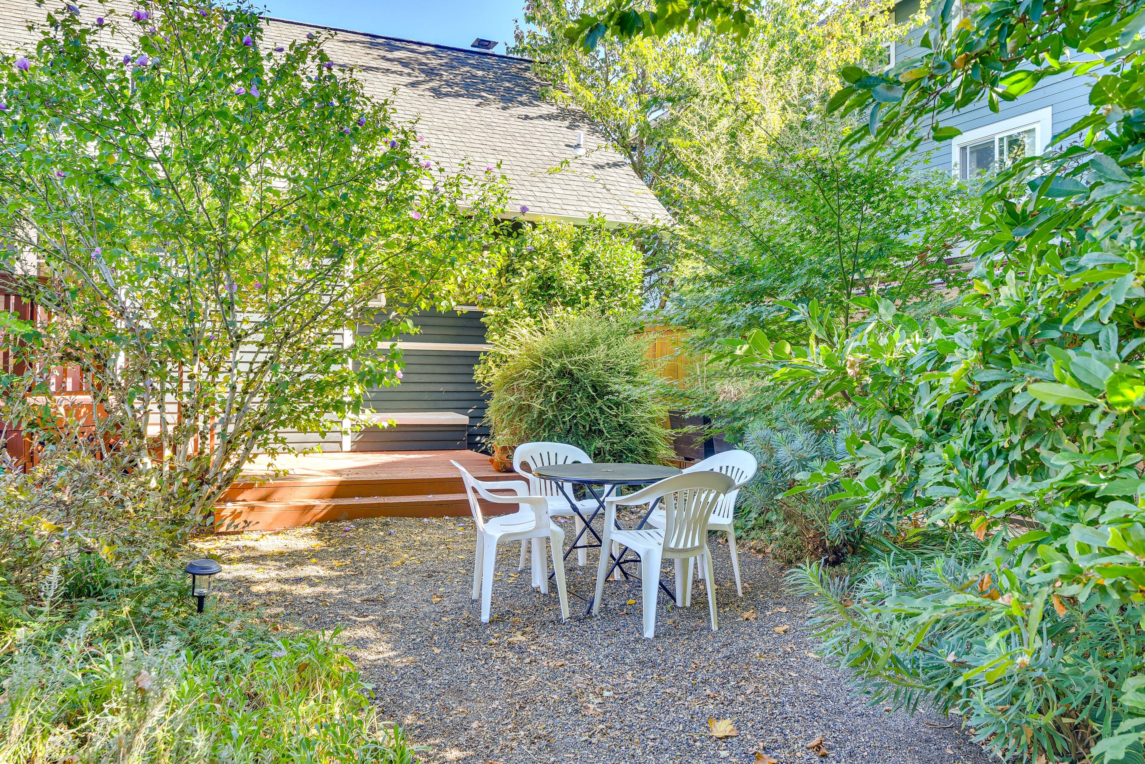 Large Fenced-In Backyard | Dining Area