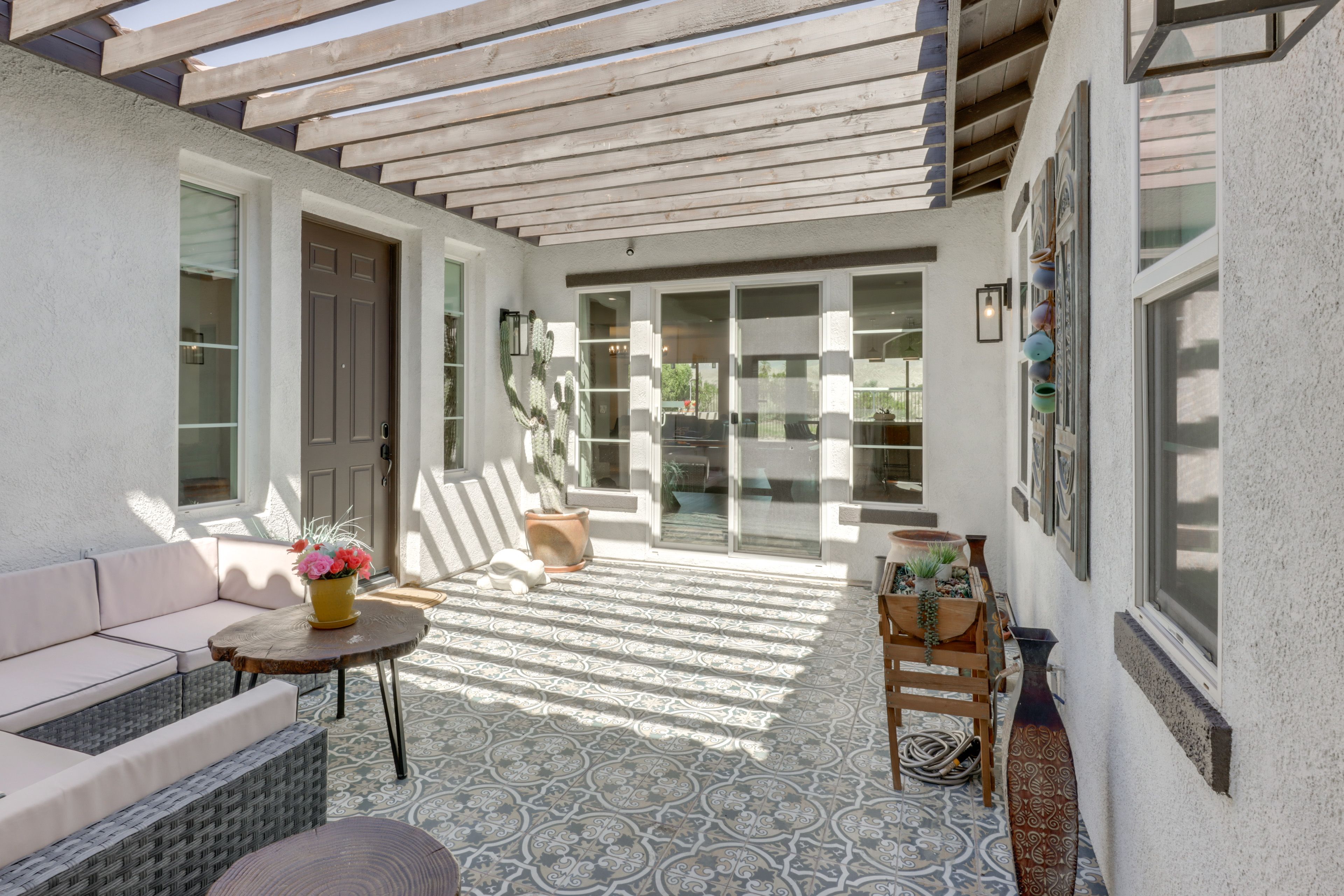 Enclosed Patio | Main Entrance | Additional Outdoor Seating