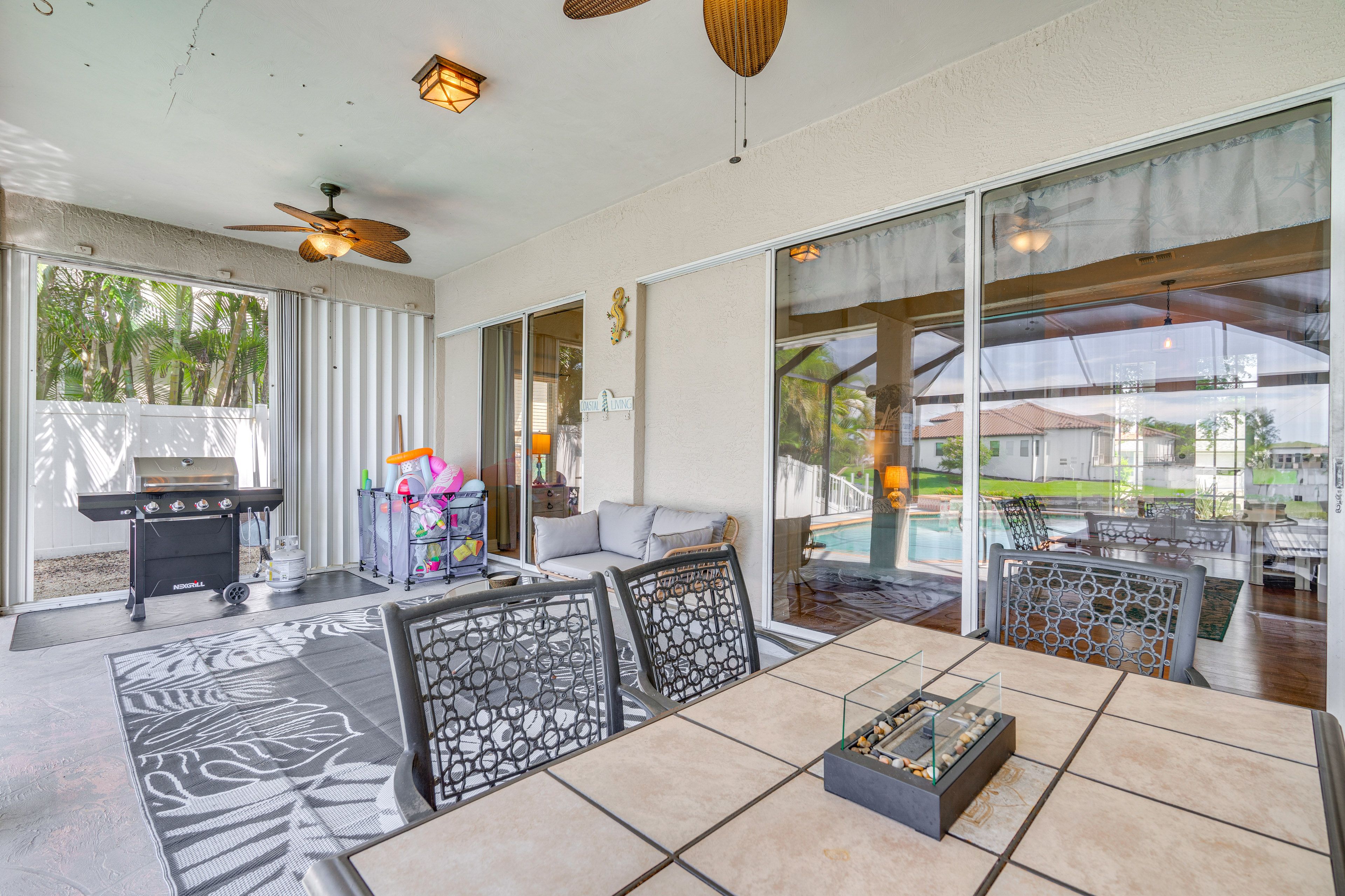 Patio | Outdoor Dining Area | Gas Grill