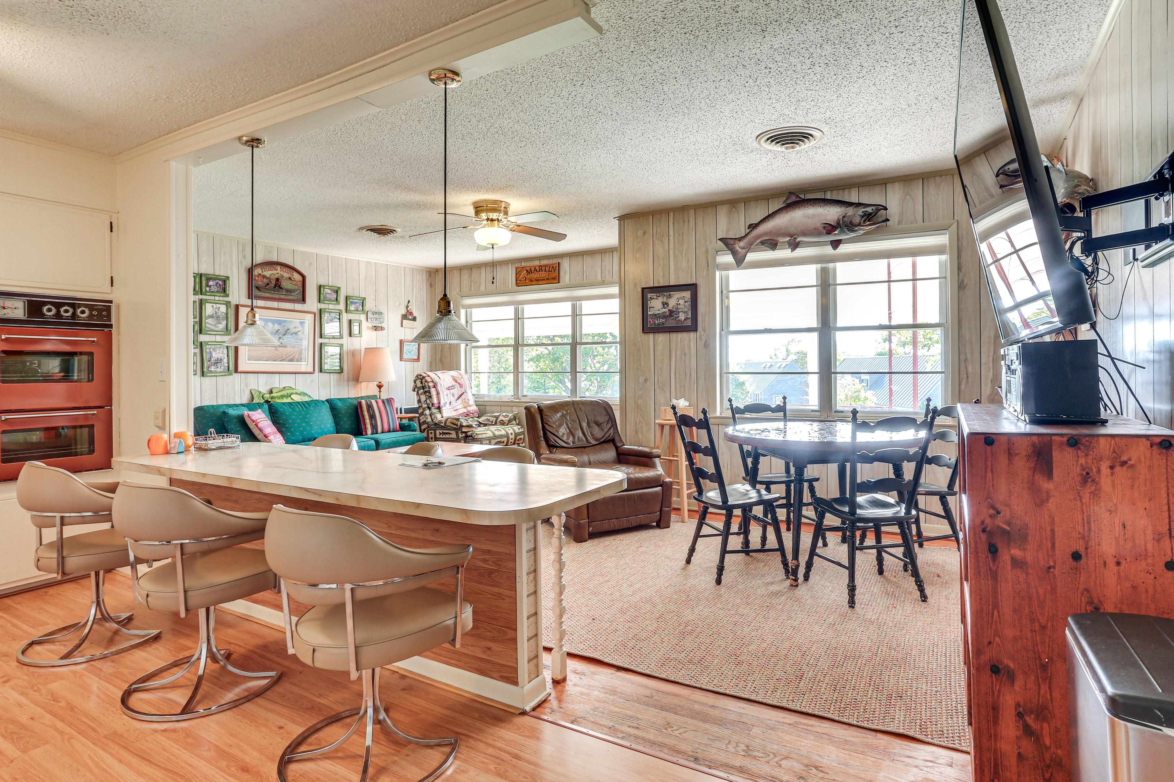 Property Interior | Single-Story Home | Free WiFi | Central A/C & Heating
