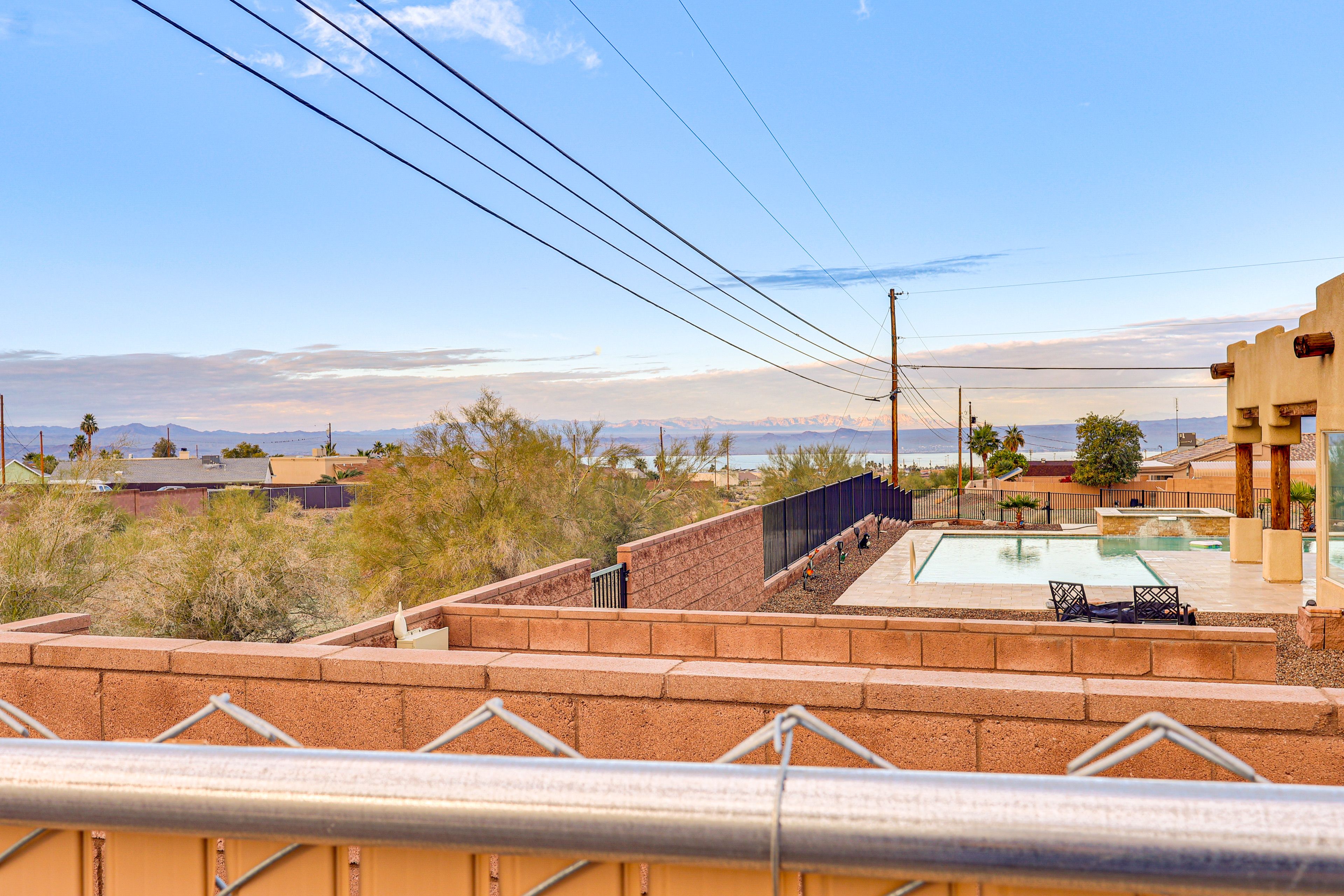 Partial Lake & Mountain Views