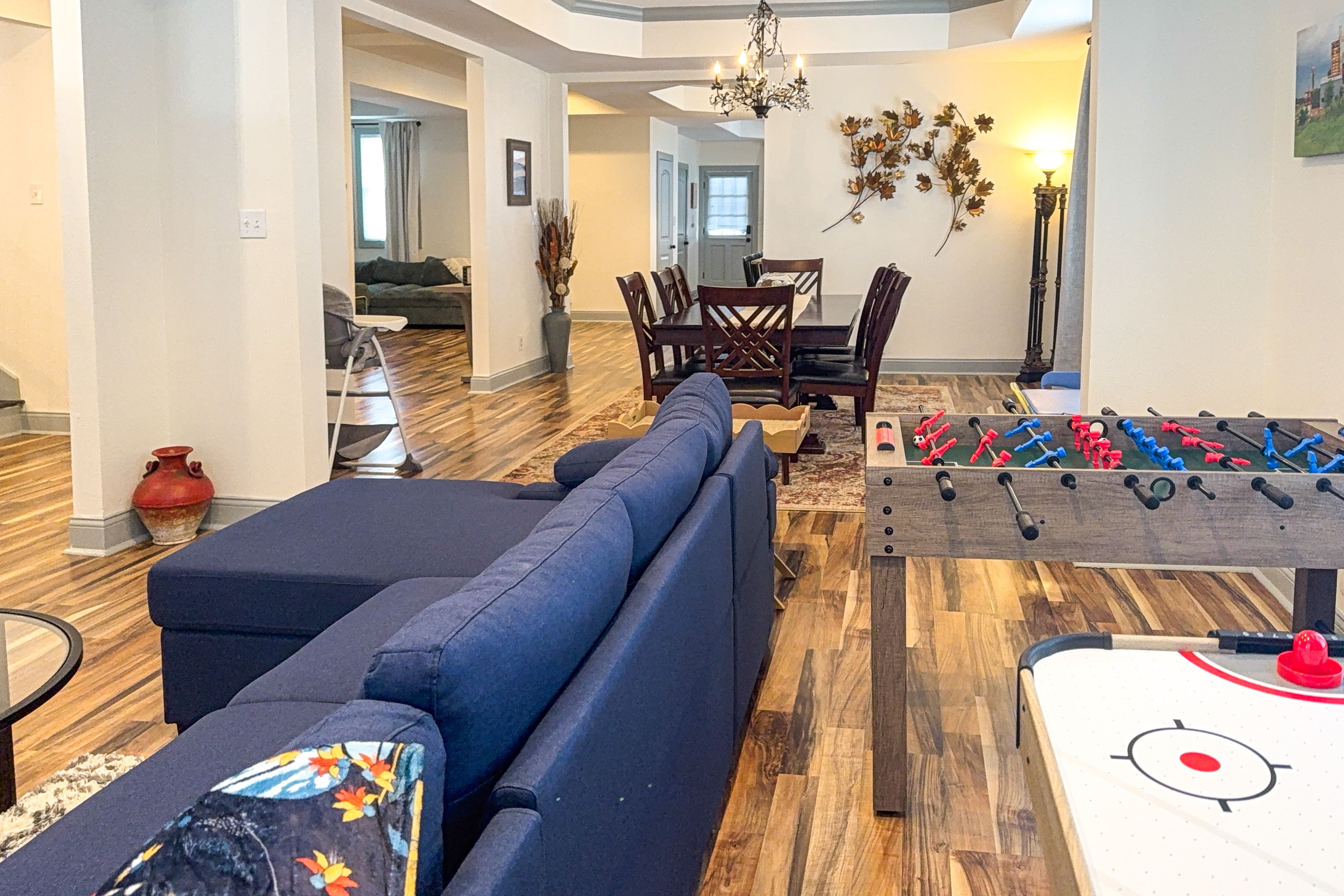 Spacious Dining & Game Area