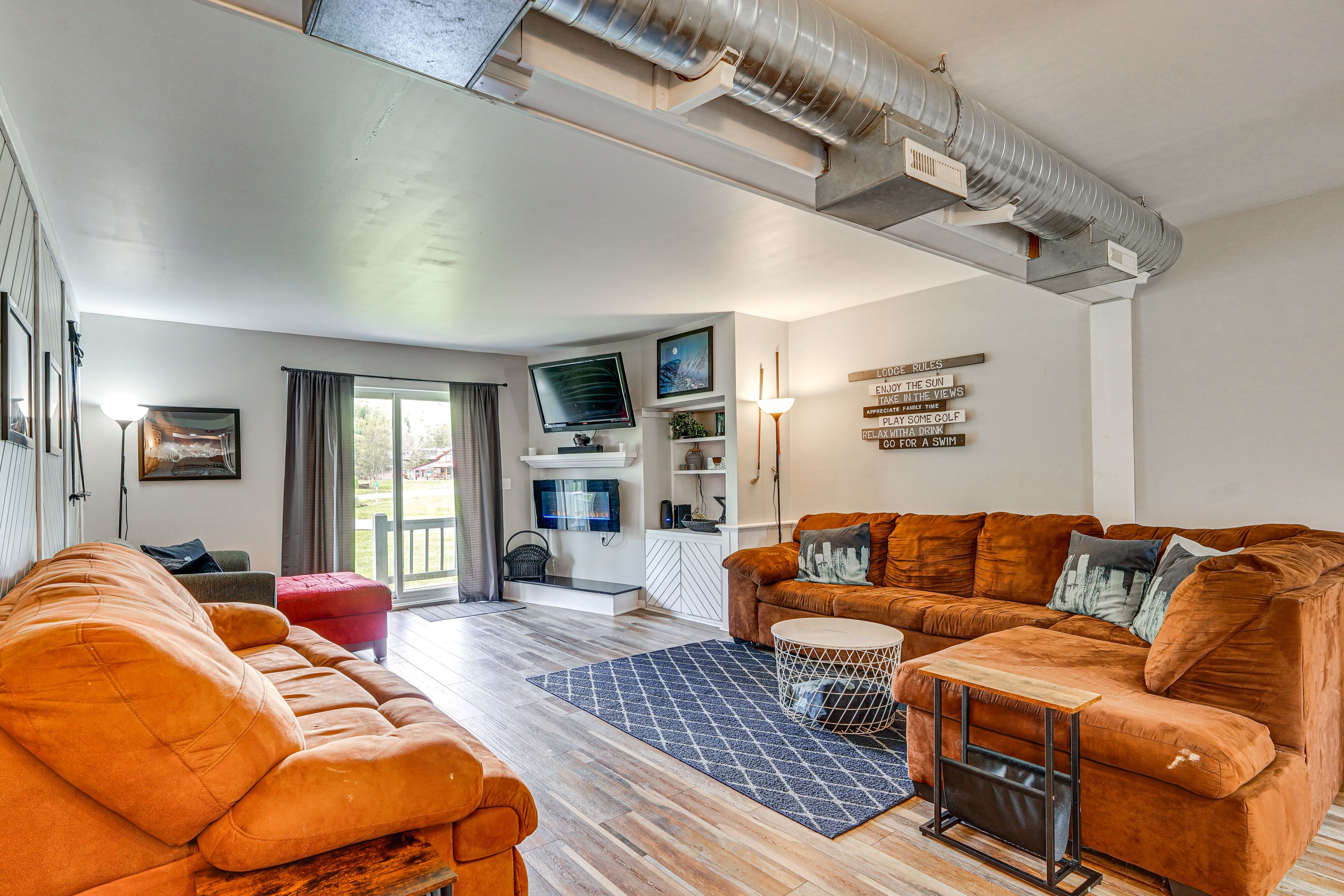 Ellicottville Vacation Rental | 2BR | 1BA | 1,000 Sq Ft | 1 Step for Access