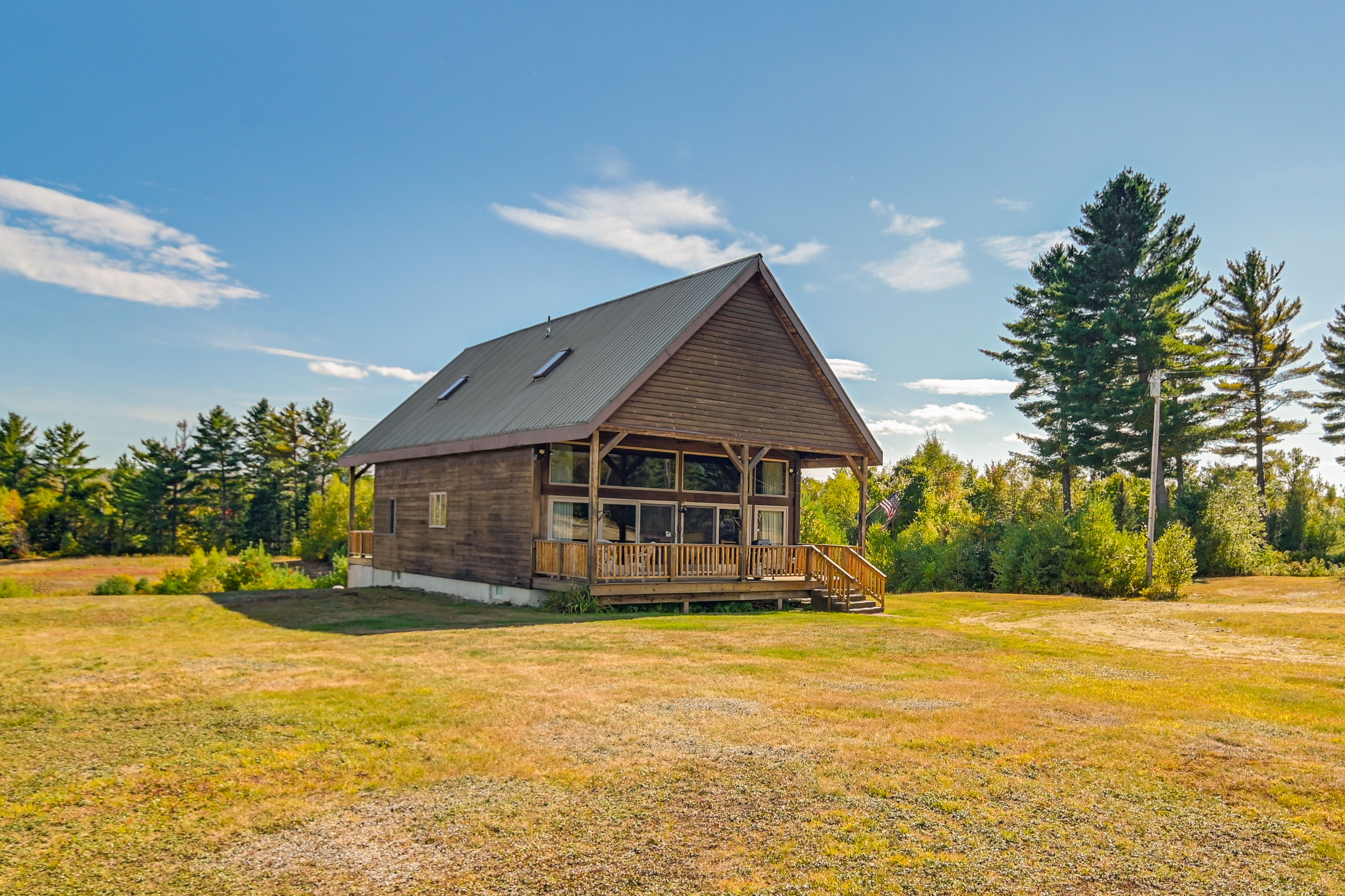 Salem Township Vacation Rental | 3BR | 2BA | 2,000 Sq Ft | 5 Steps to Enter